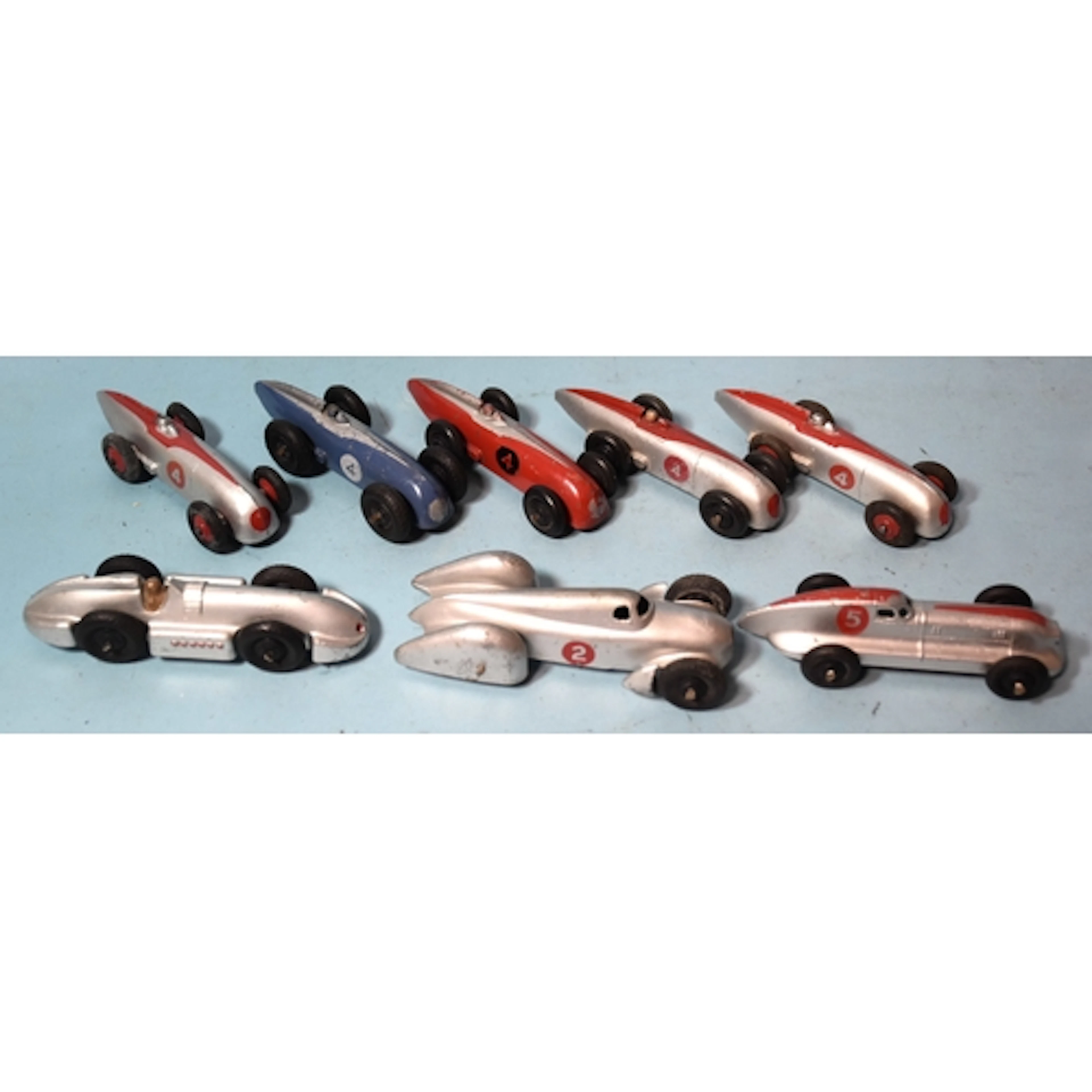 Dinky Toys, eight '23 Series' racing cars, to include five 2...