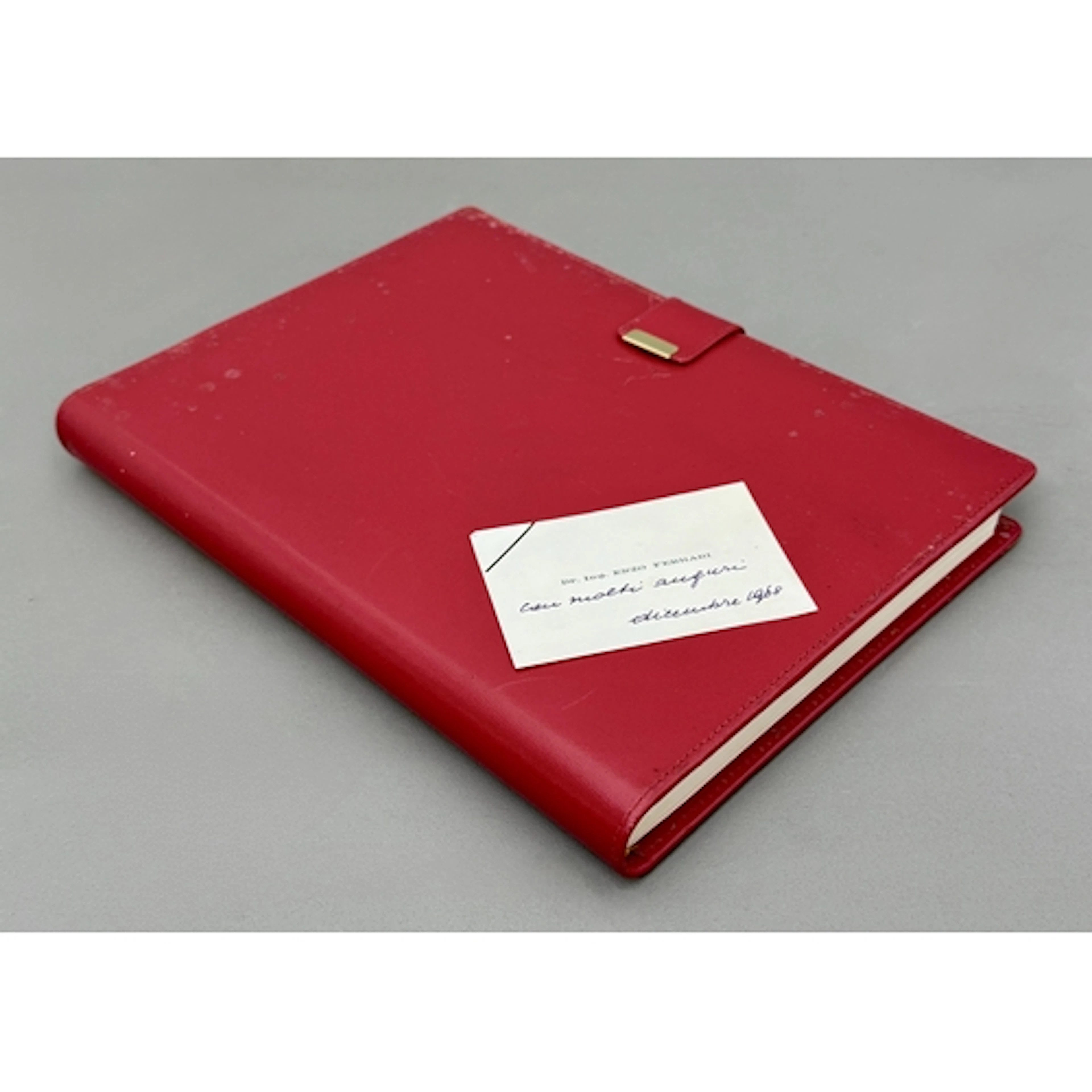 A scarce 'Agenda 1969' Ferrari leather bound desk diary gift...