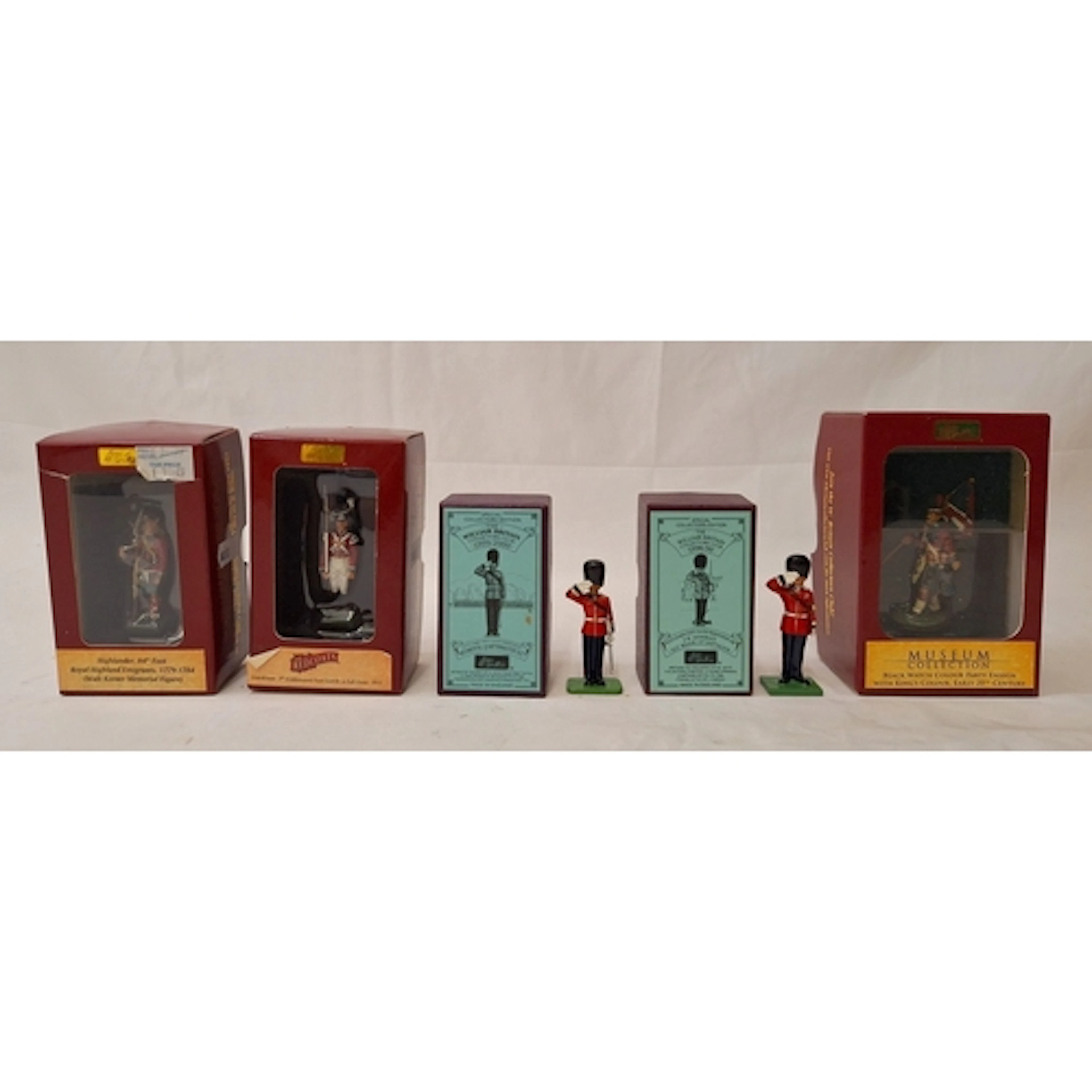 5 Boxed W Britains Figures incl. Regimental Quarter Master, ...