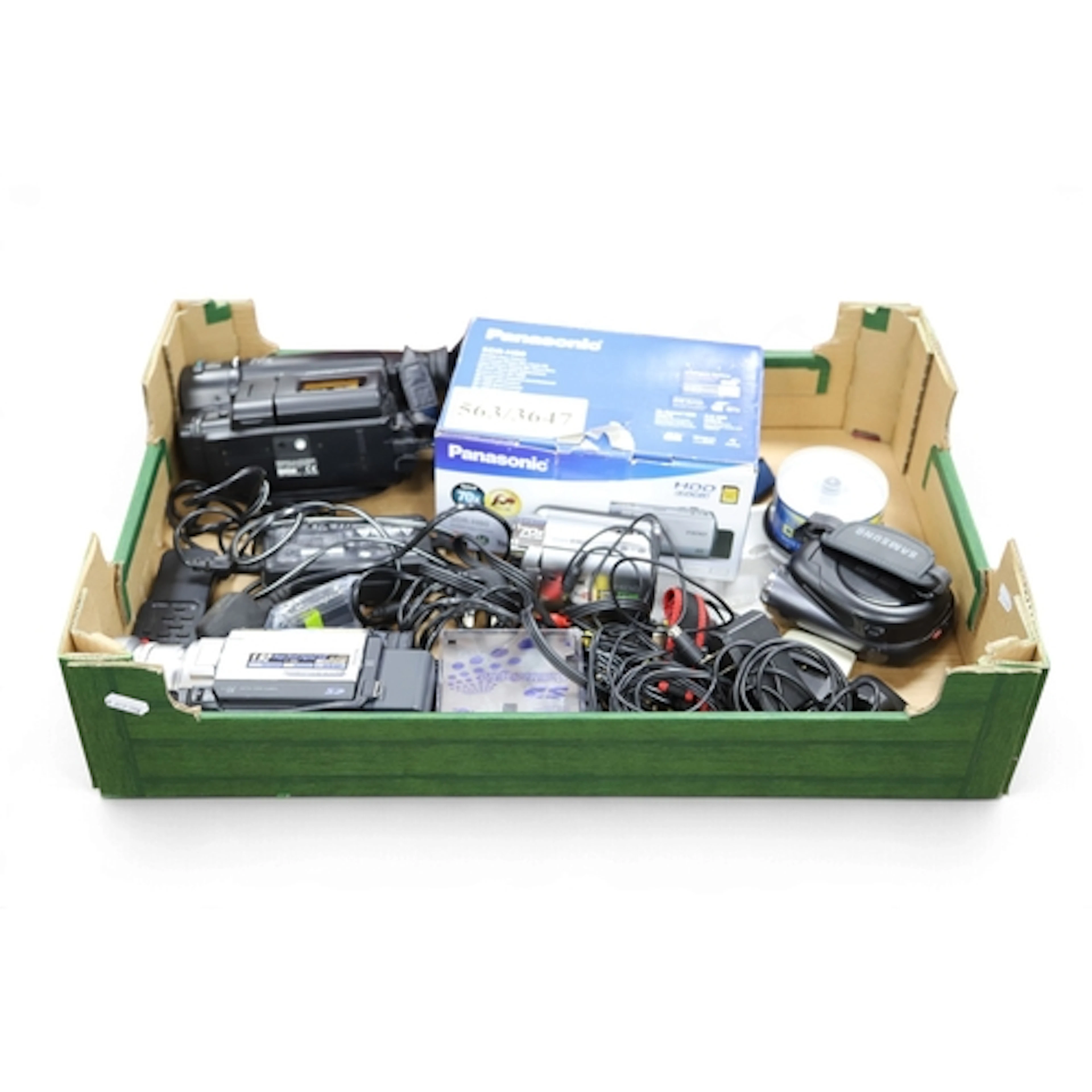 A collection of Camcorders to include Sony Handycam vision C...