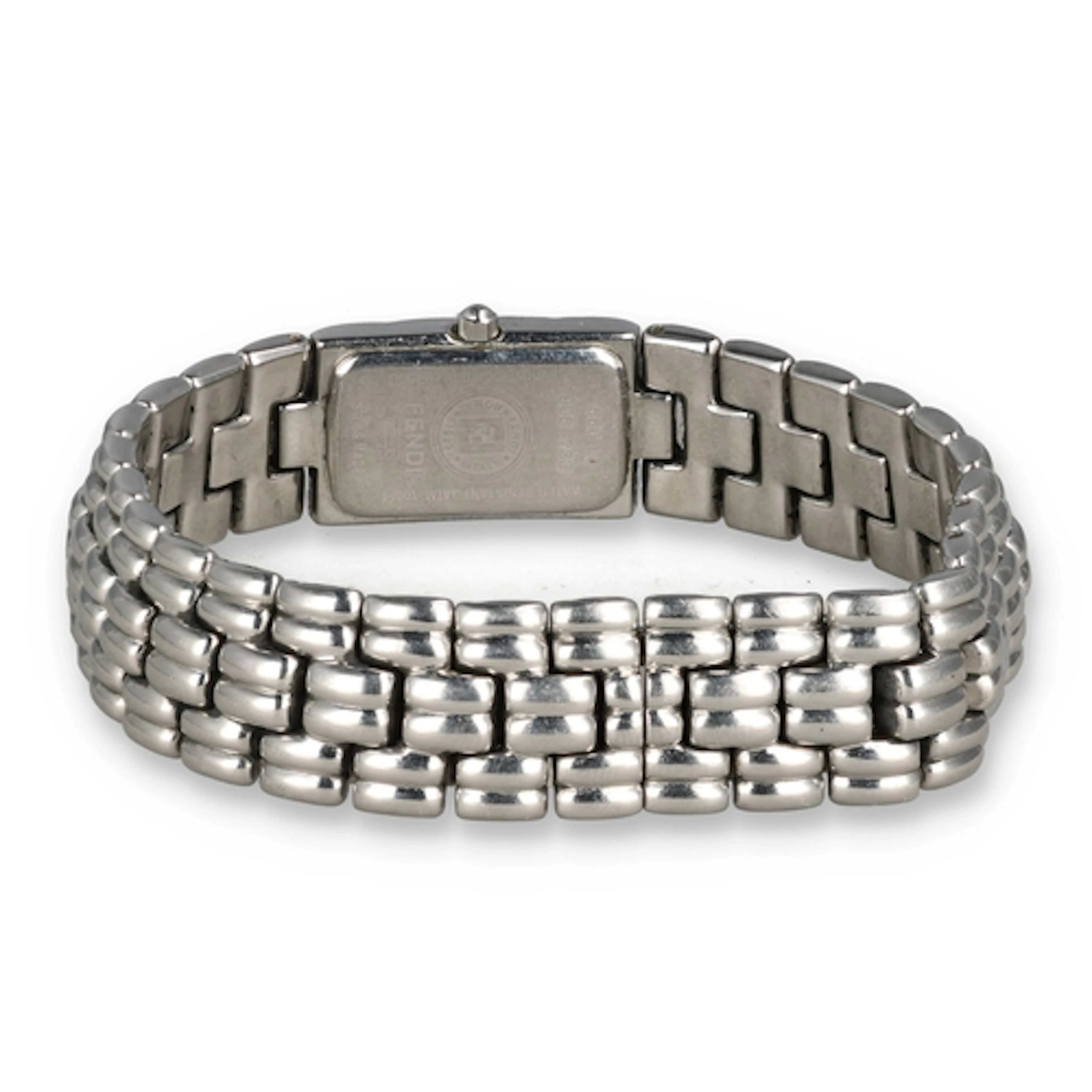 A FENDI LADIES STAINLESS STEEL BRACELET WATCH ...