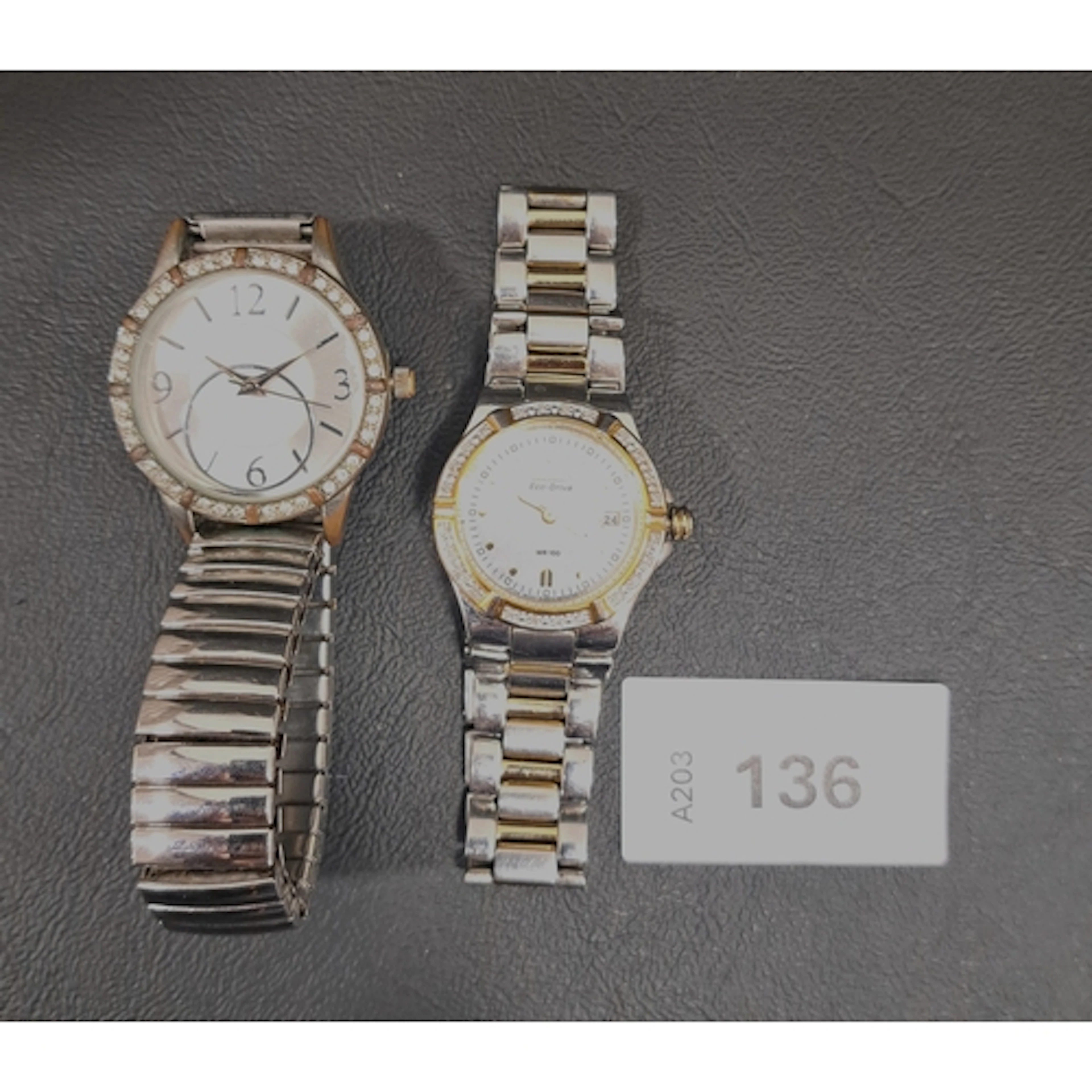 TWO FASHION WRISTWATCHES comprising a Citizen eco drive, w...