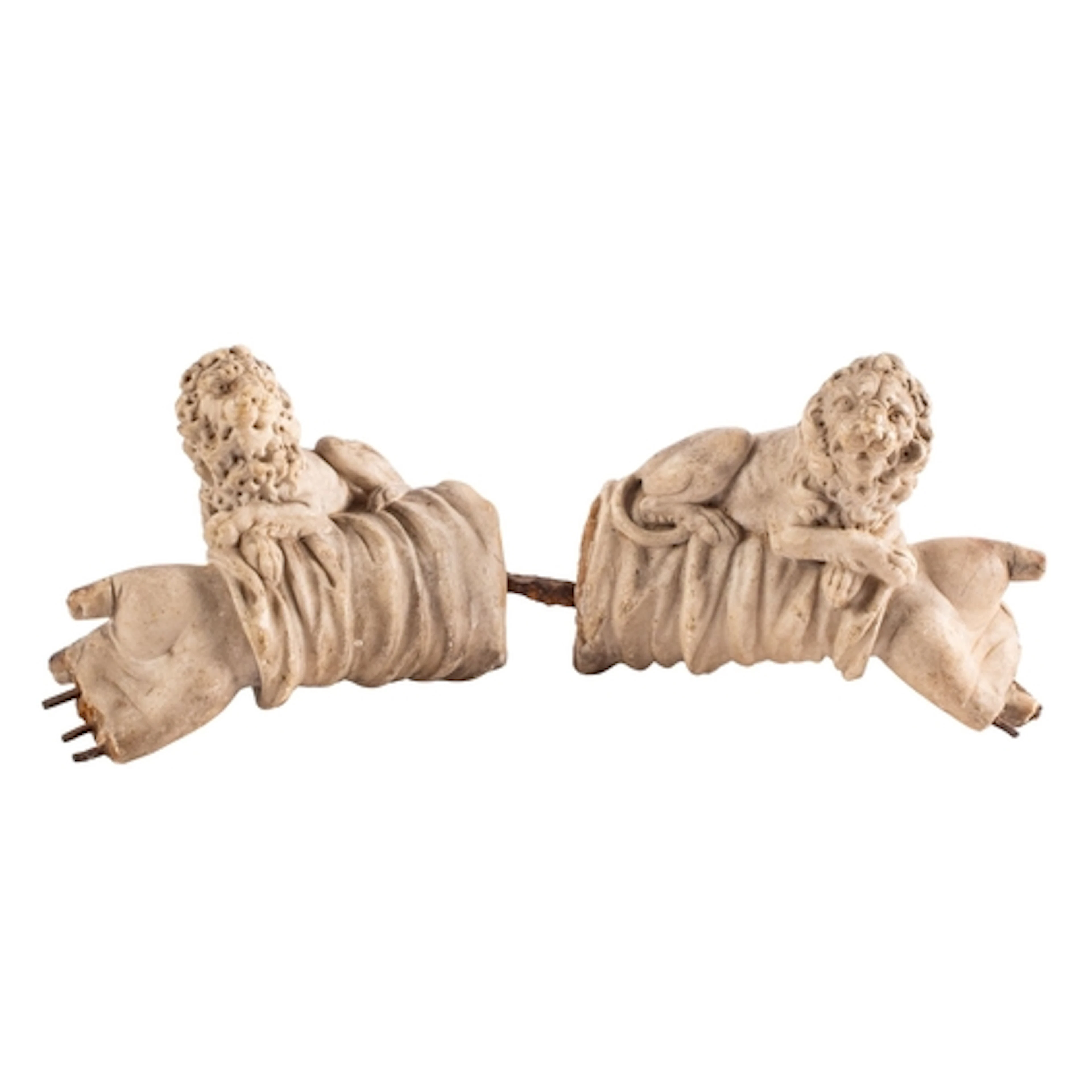 A GROUP OF SCULPTURAL ITEMS, AFTER THE ANTIQUE, comprising: ...