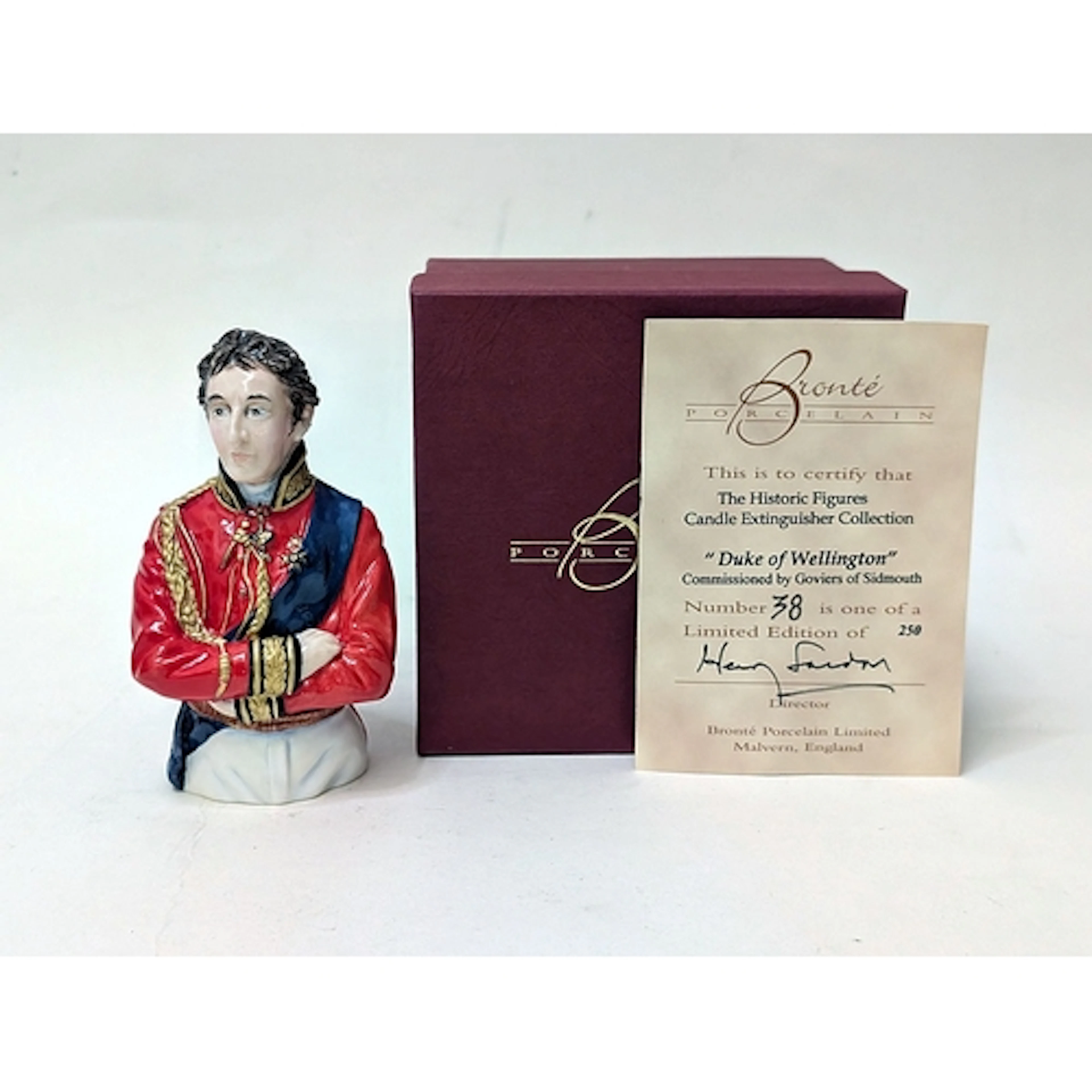 Bronte Porcelain The Historic Figures Candle Extinguisher Co...