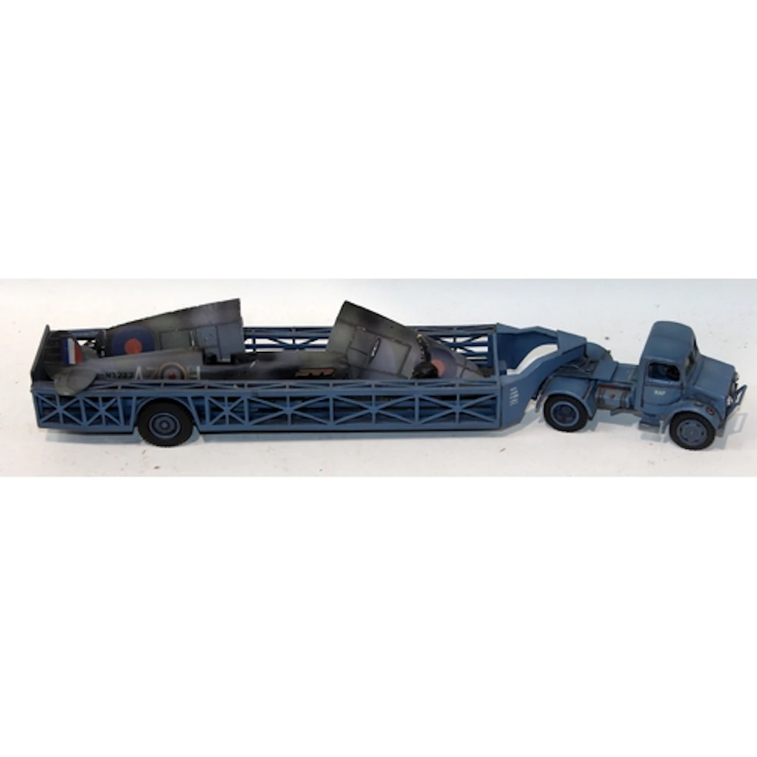 Sun Motor Co. die-cast model Bedford OY truck with Queen Mar...