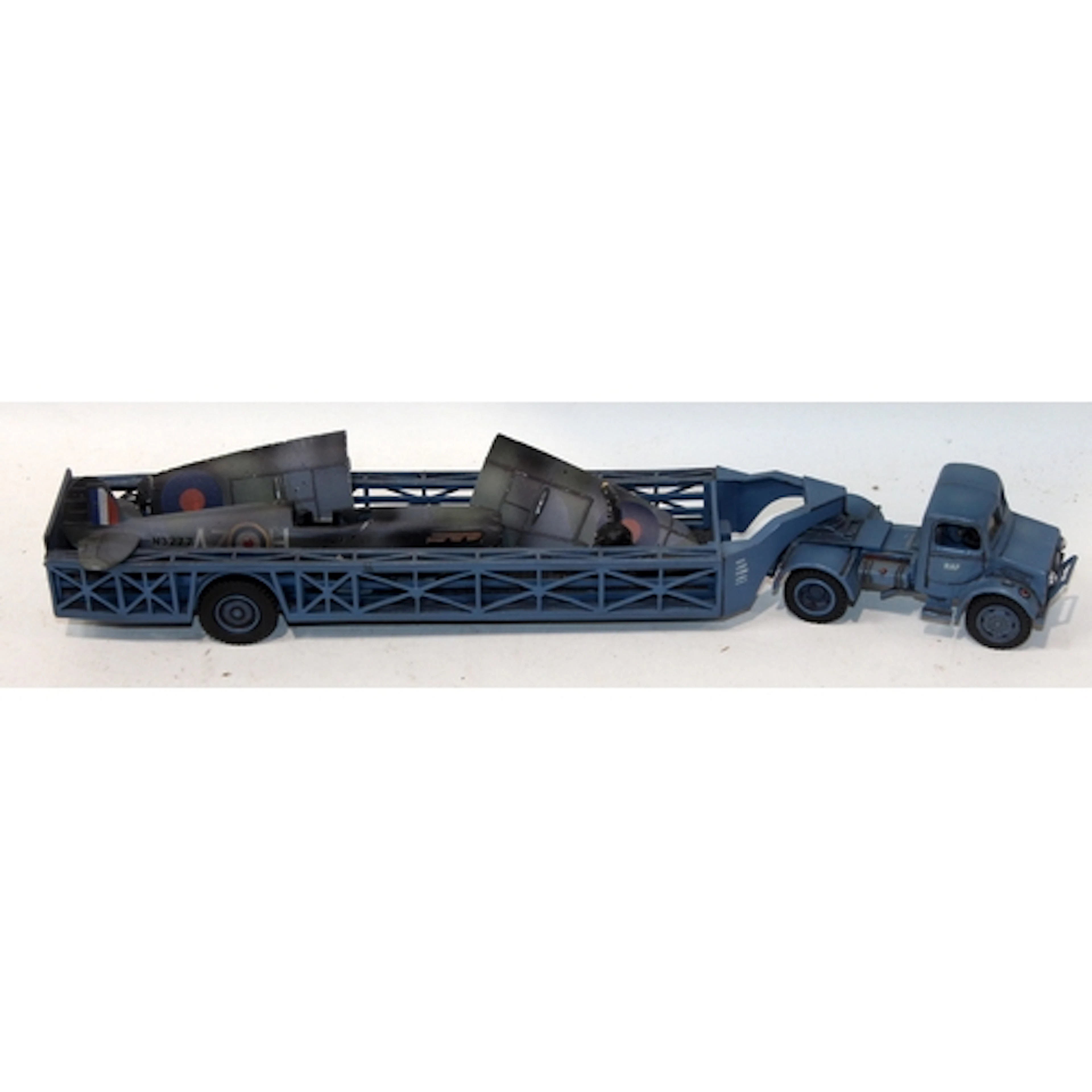 Sun Motor Co. die-cast model Bedford OY truck with Queen Mar...