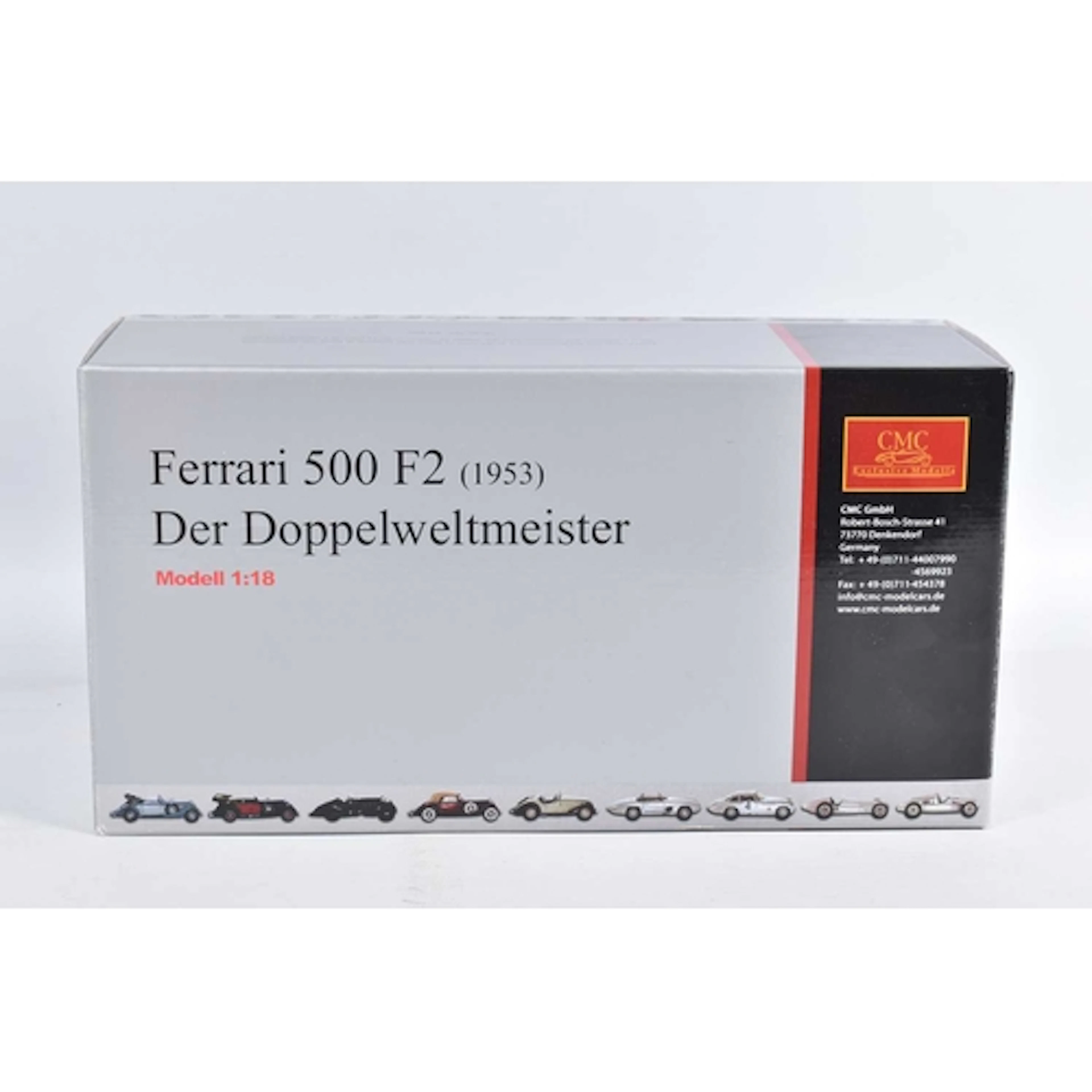 A BOXED CMC 1:18 SCALE DIECAST FERRARI 500 F2 1953 DER DOPPE...
