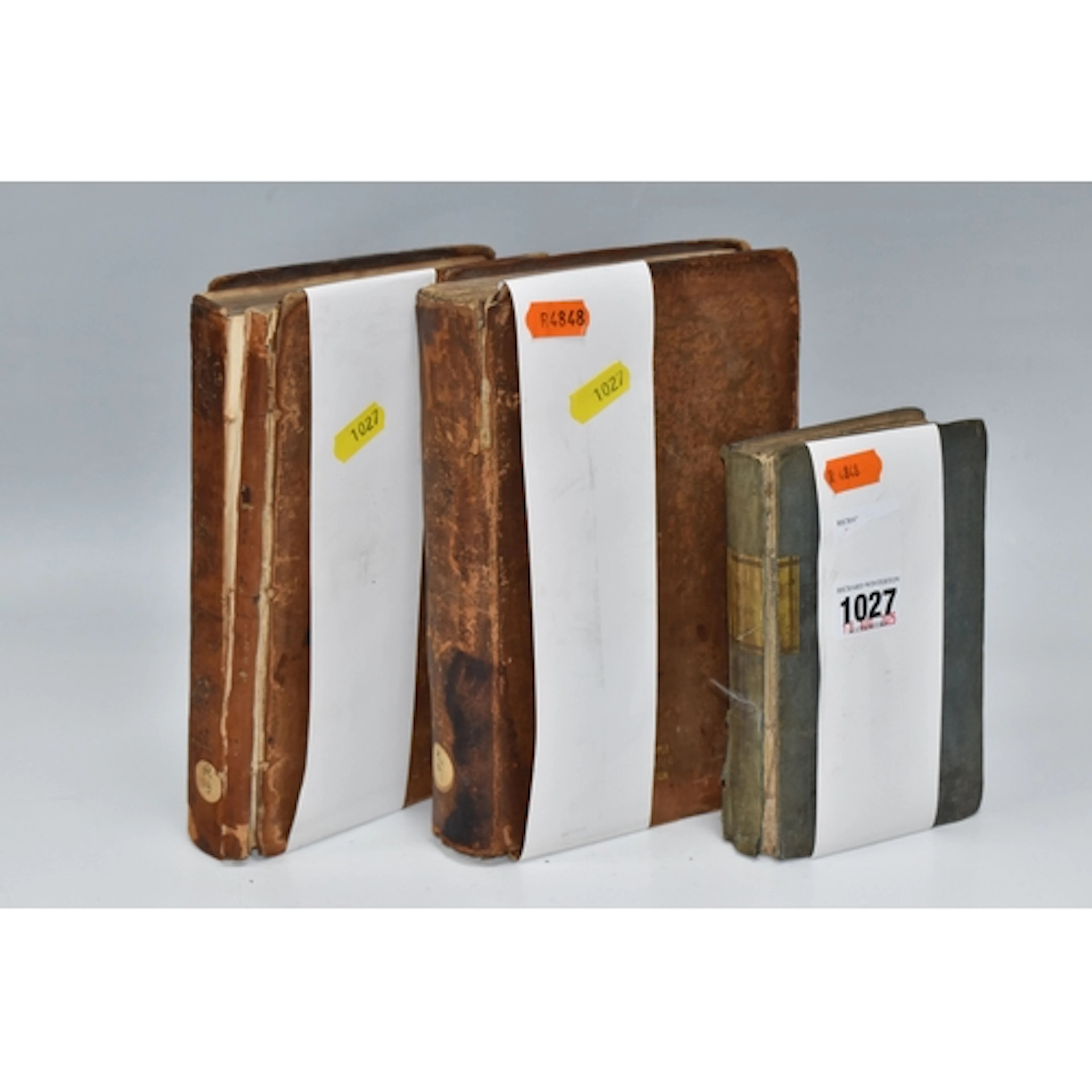 THREE ANTIQUARIAN BOOK TITLES comprising vols. II, III of SM...