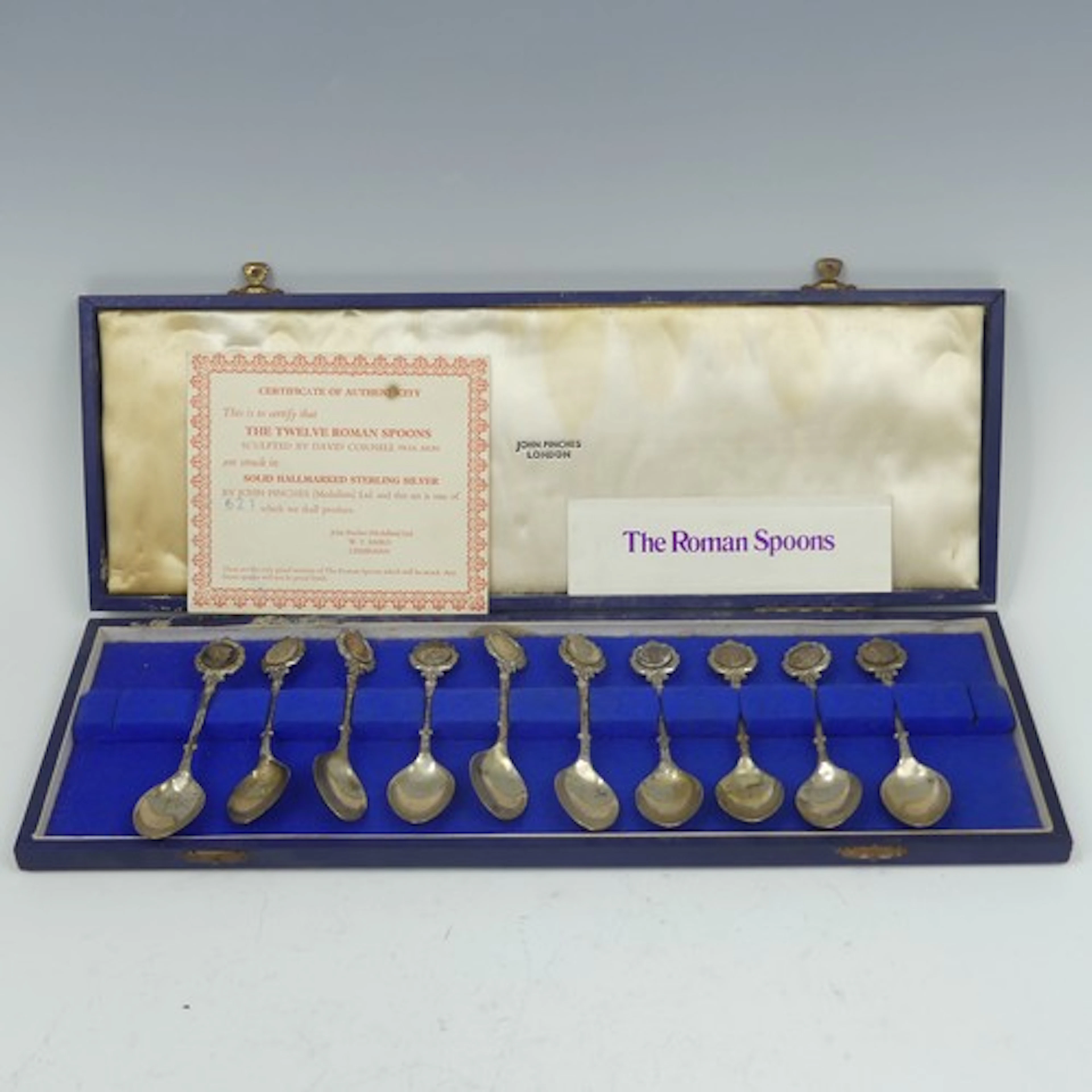 An Elizabeth II silver cased part set of 'The Twelve Roman S...