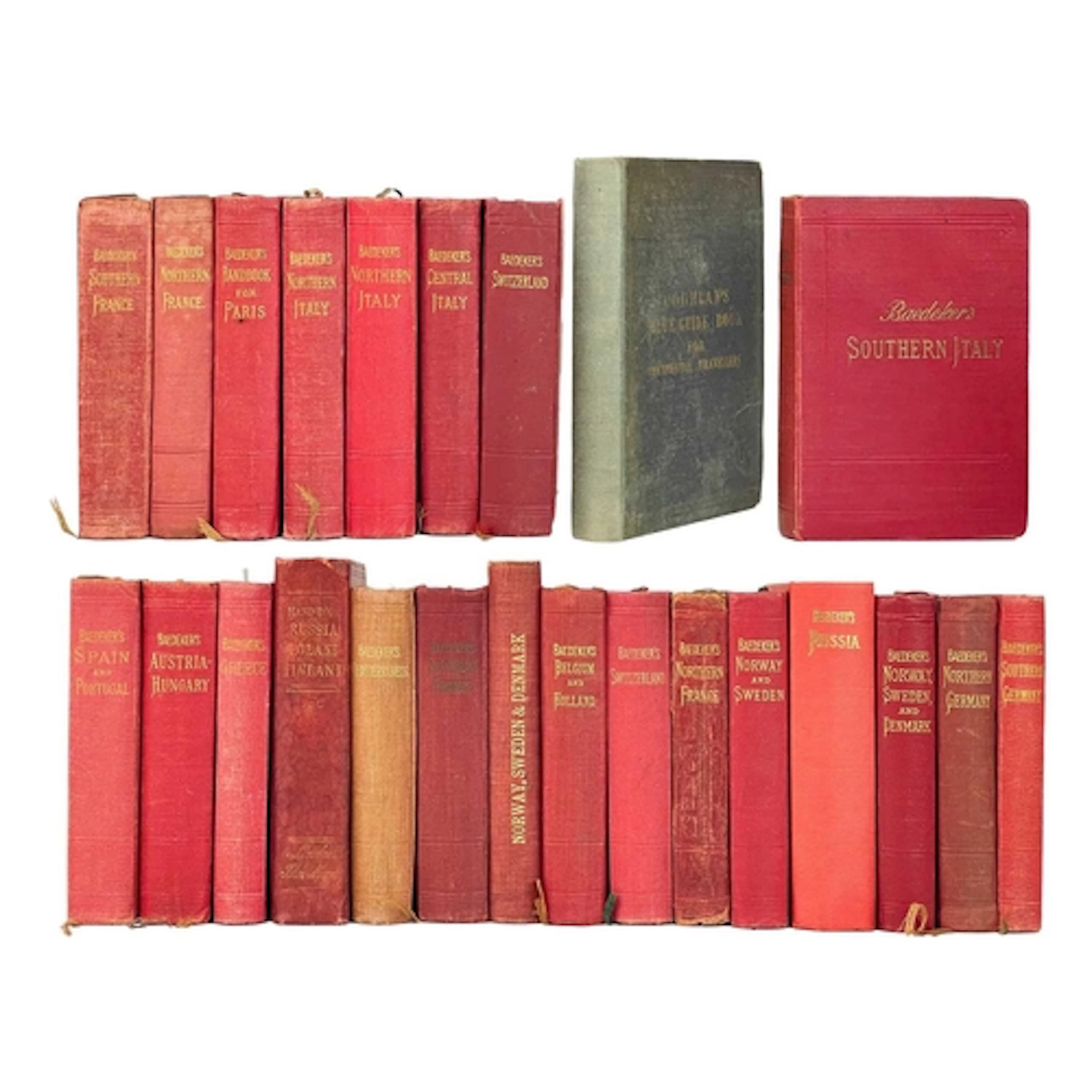 (Travel Guides) Karl Baedeker Twenty Two 'The Mediterannean'...