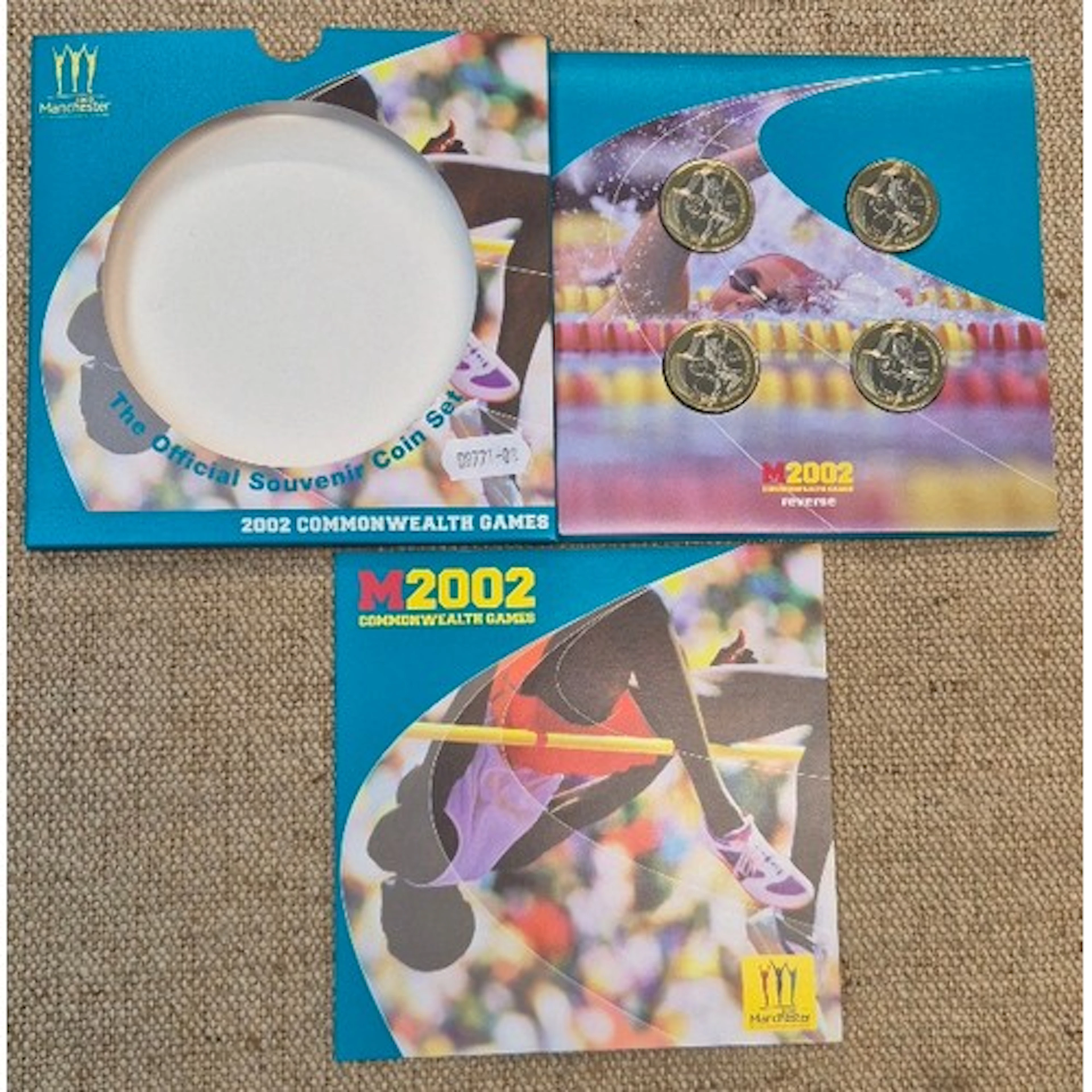 A Royal Mint Manchester Commonwealth Games Souvenir Coin Set...