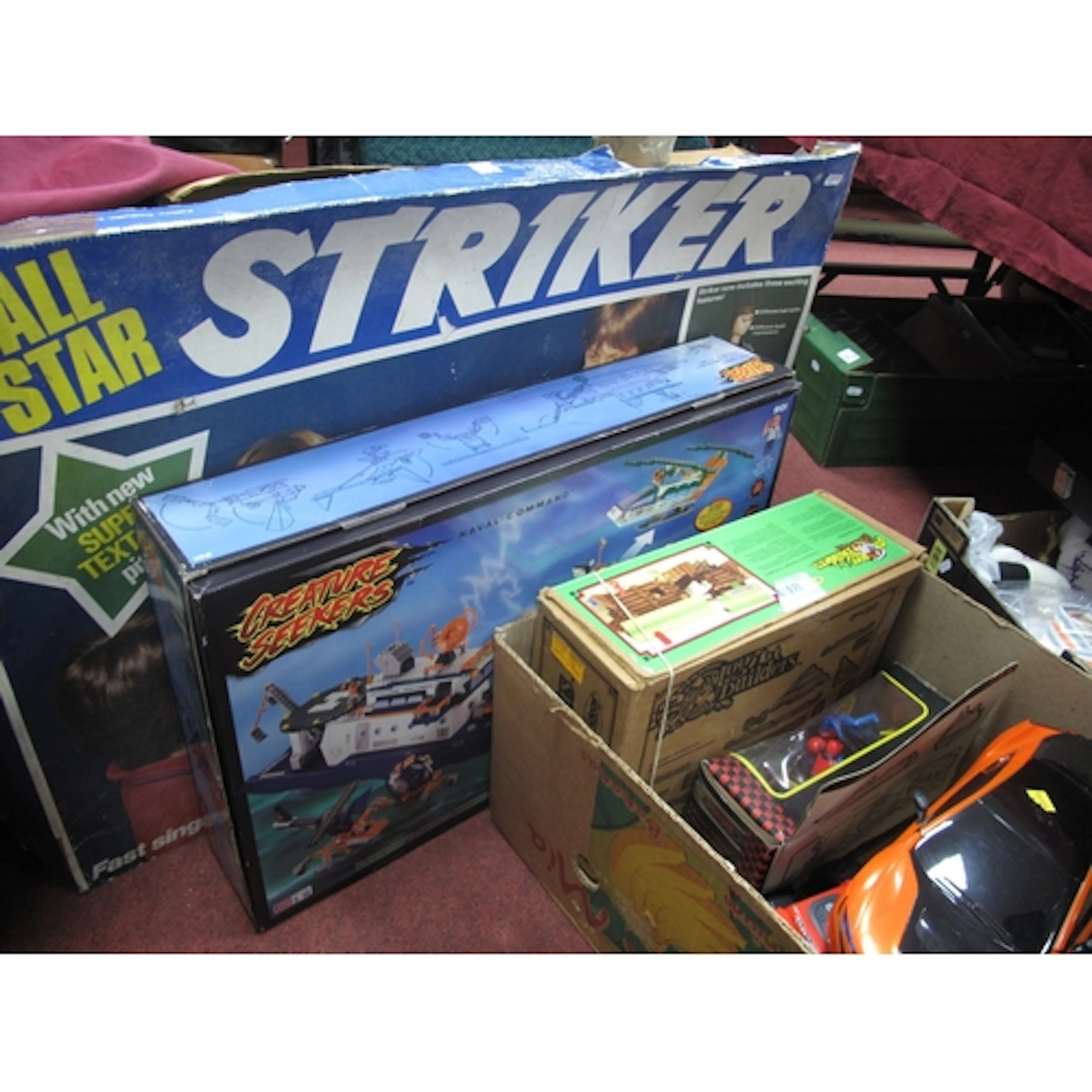 A Mega Bloks Creature Seekers Naval Command set, Palitoy All...