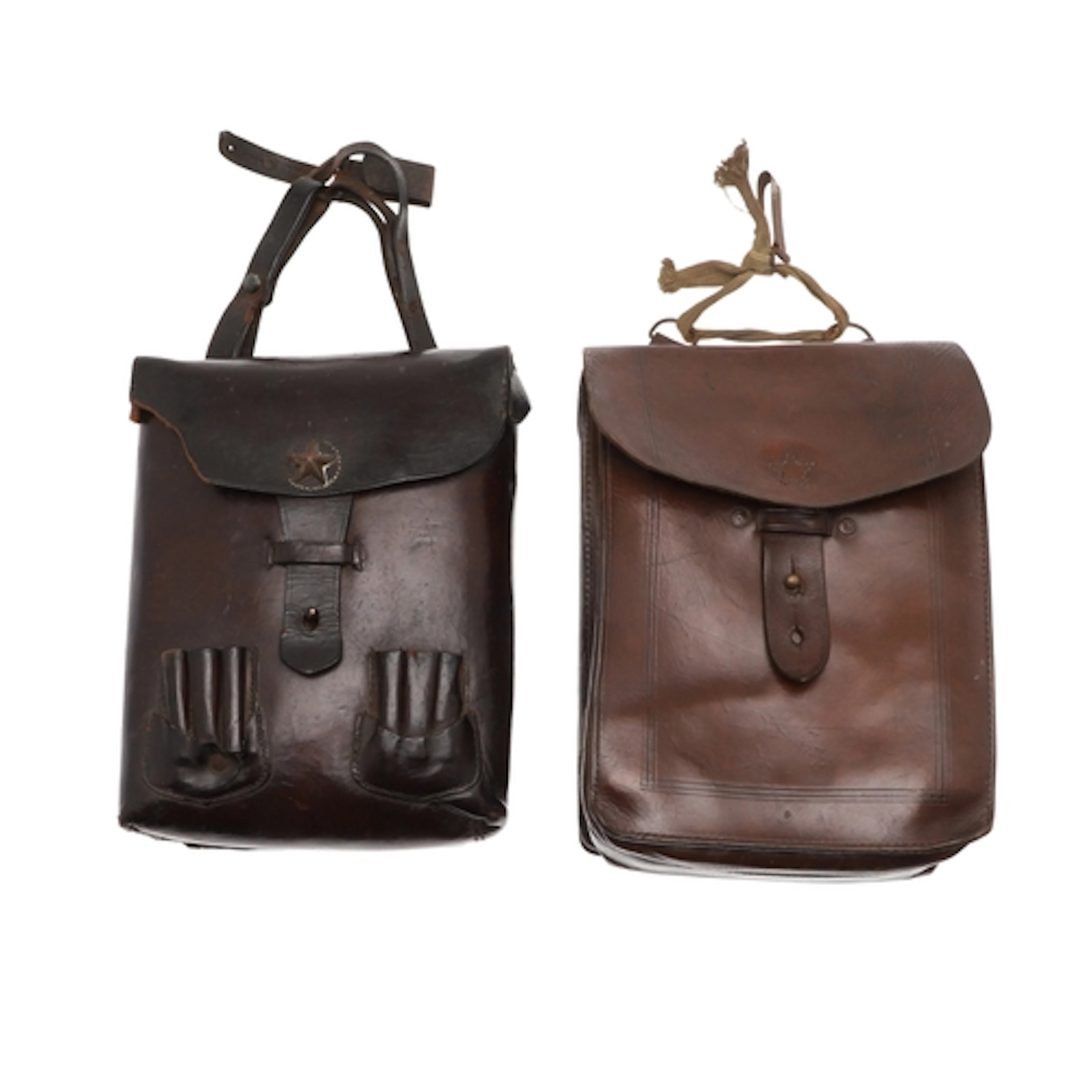 A SECOND WORLD WAR JAPANESE OFFICER'S MAP CASE AND ANOTHER. ...