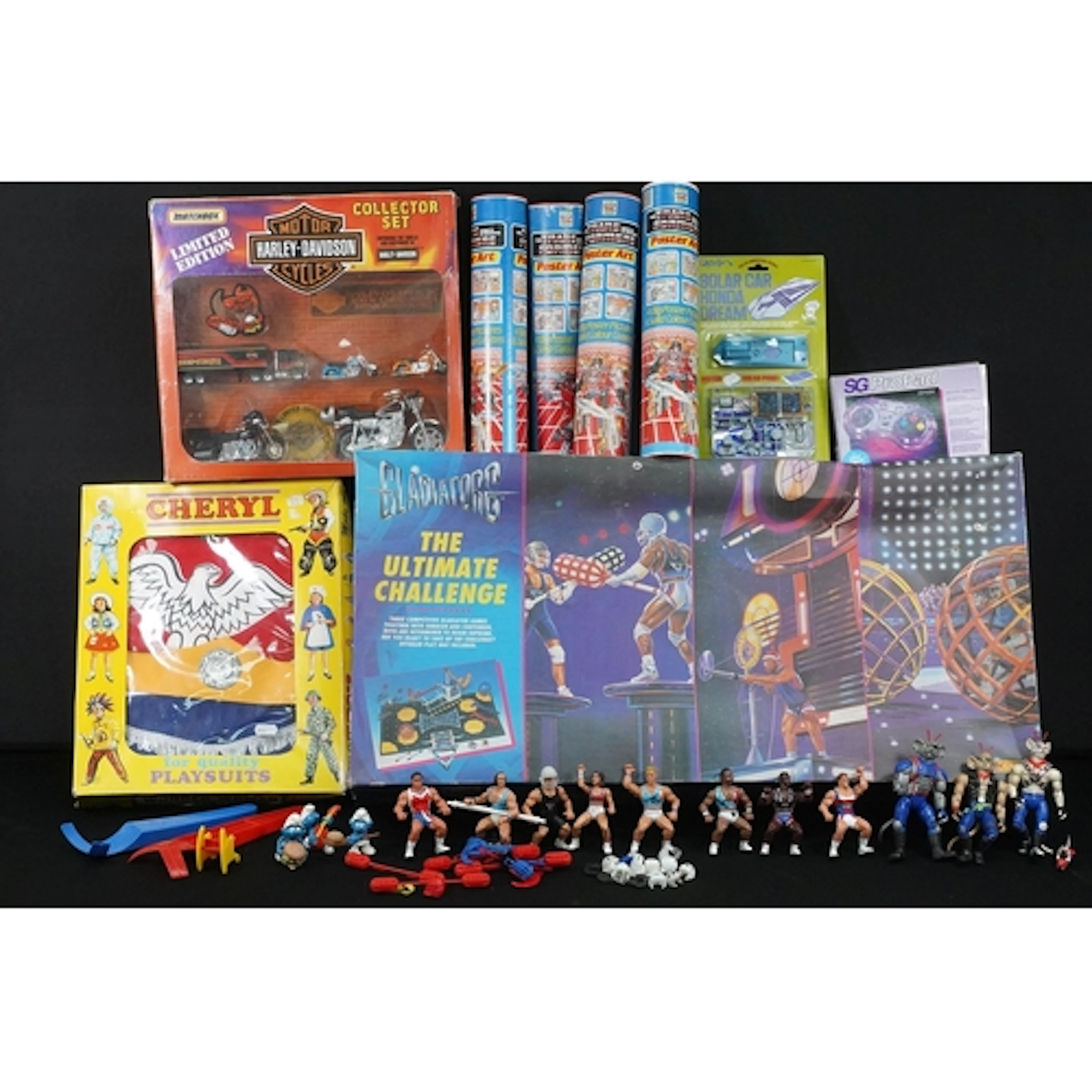 Collection of mixed toys from the 1980s onwards to include b...
