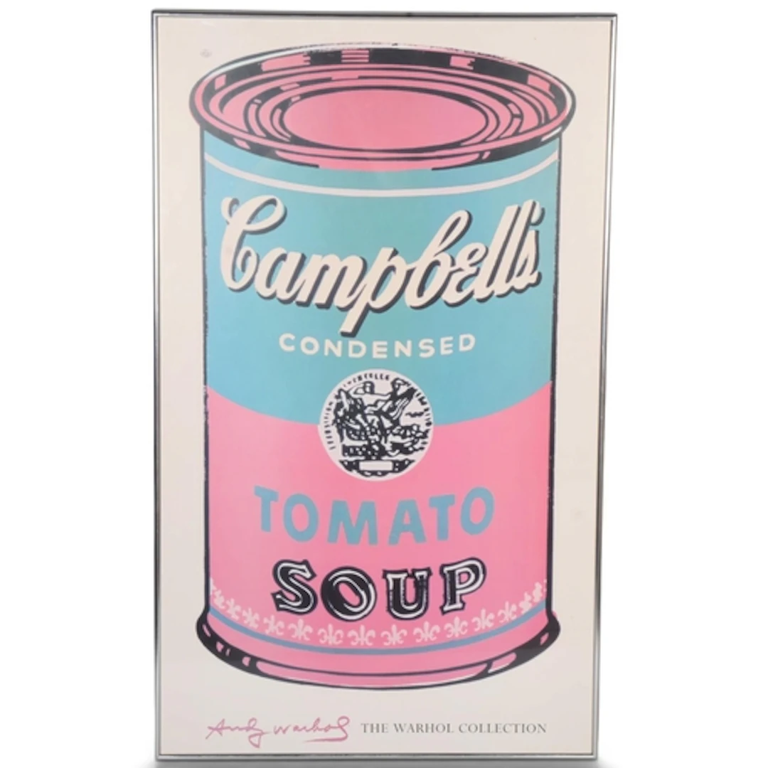 After Andy Warhol (1928-1987) a framed Campbells condensed T...