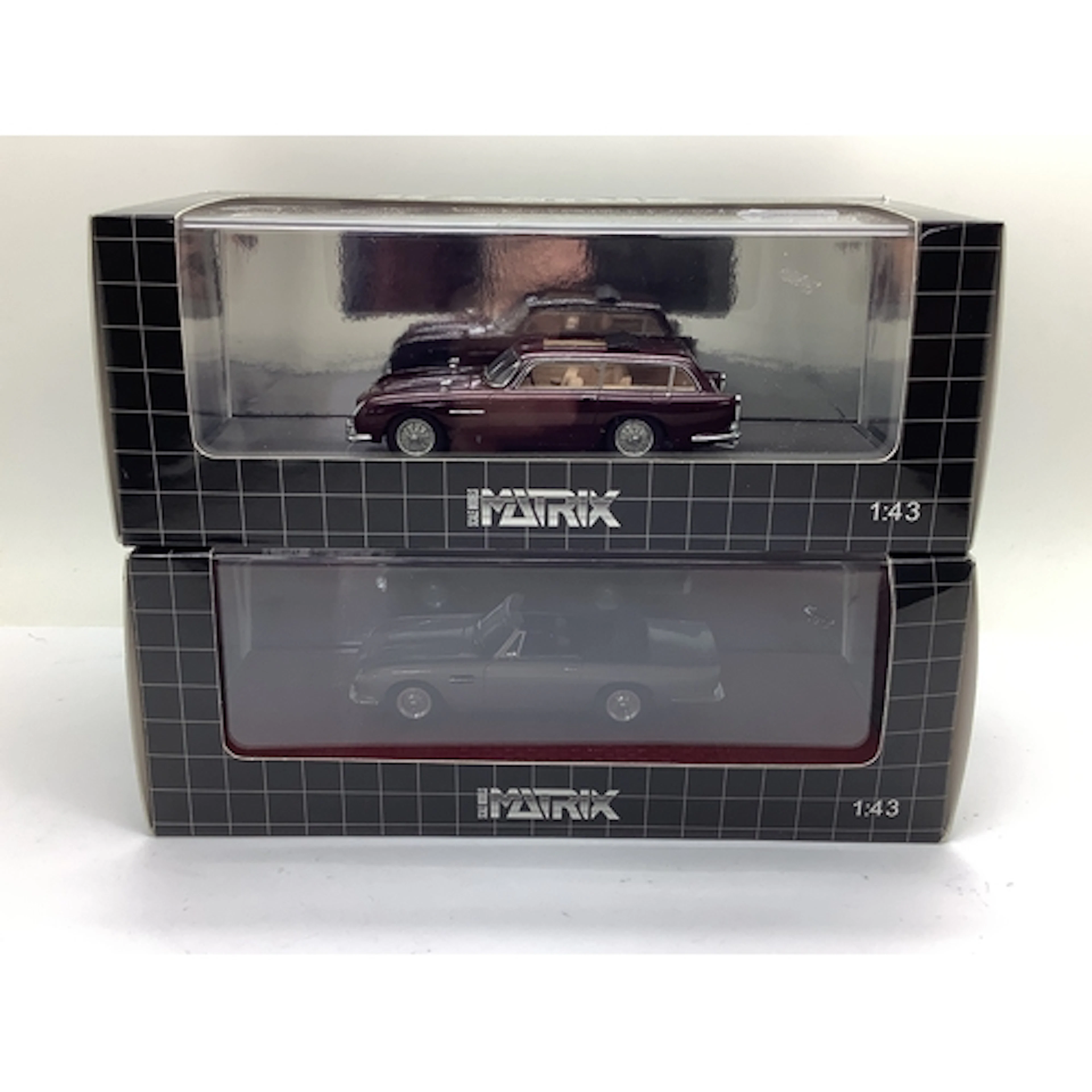 Two boxed Matrix Scale Models, 1:43 scale Diecast model vehi...