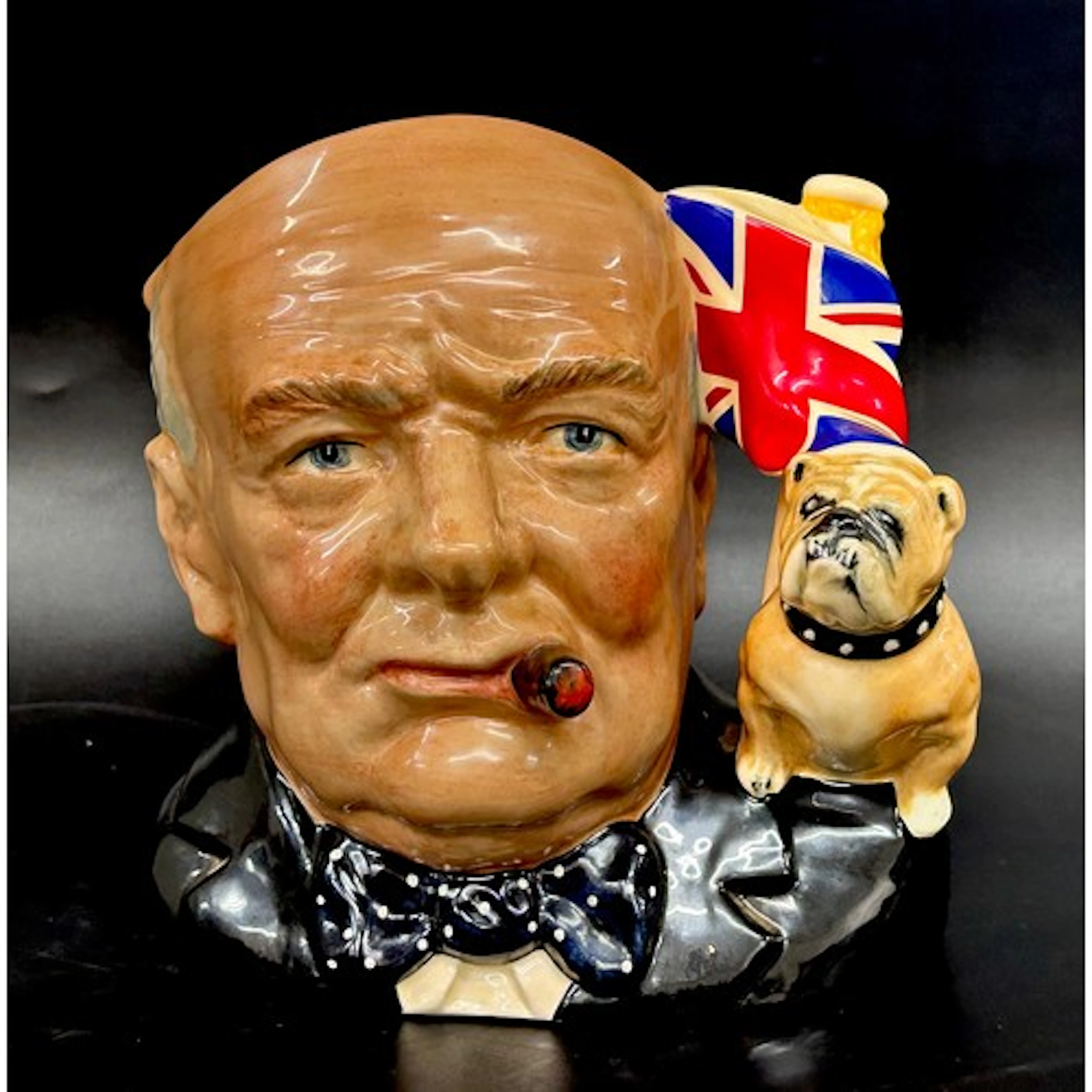 A Royal Doulton Character Jug, Winston Churchill, D6907, Cha...