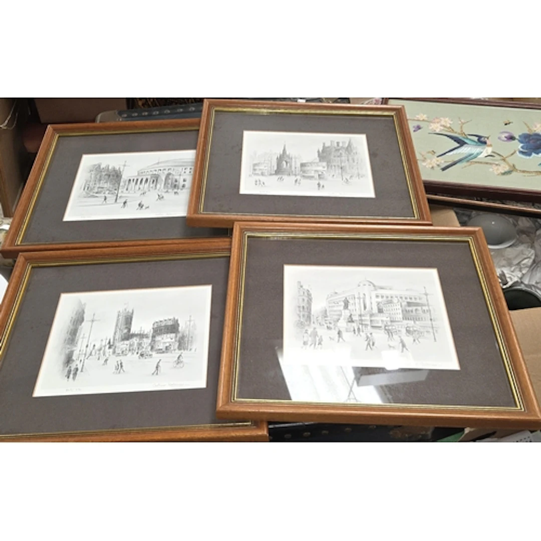 After Arthur Delaney: a set of 4 artist signed limited editi...