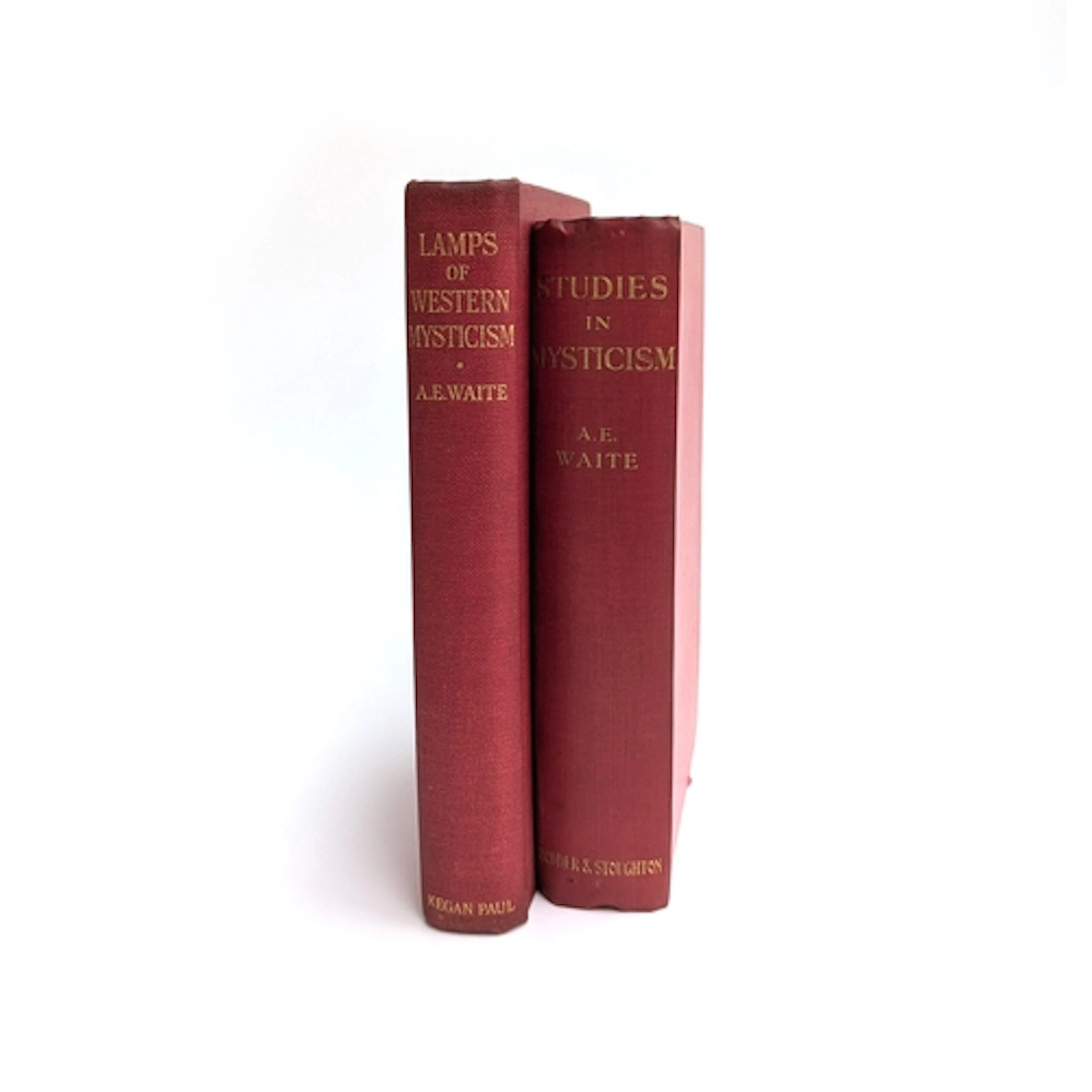 BOOKS, WAITE, A.E. Two items. 'Lamps of Western Mysticism', ...