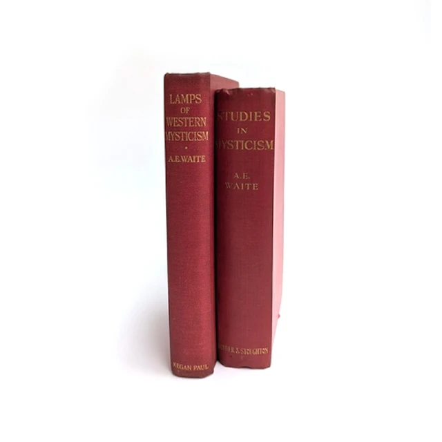 BOOKS, WAITE, A.E. Two items. 'Lamps of Western Mysticism', ...