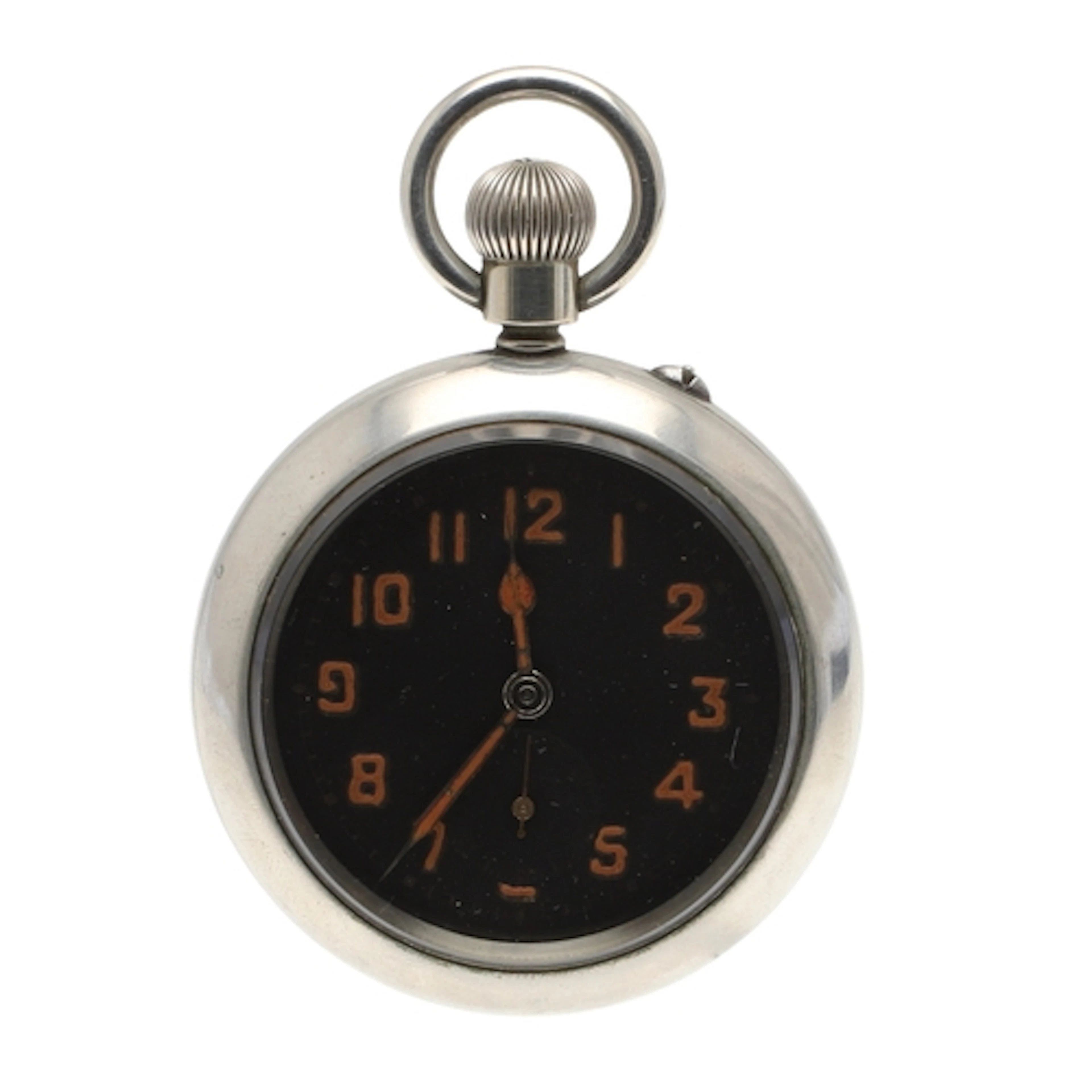 A MILITARY ISSUE POCKET WATCH BY S. ALEXANDER & SON. A pocke...