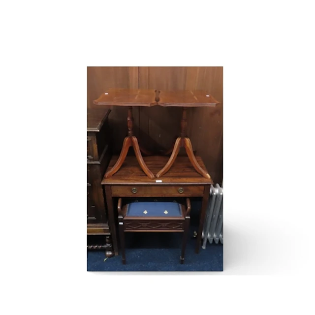 A mixed lot to include an early 20th century mahogany piano ...
