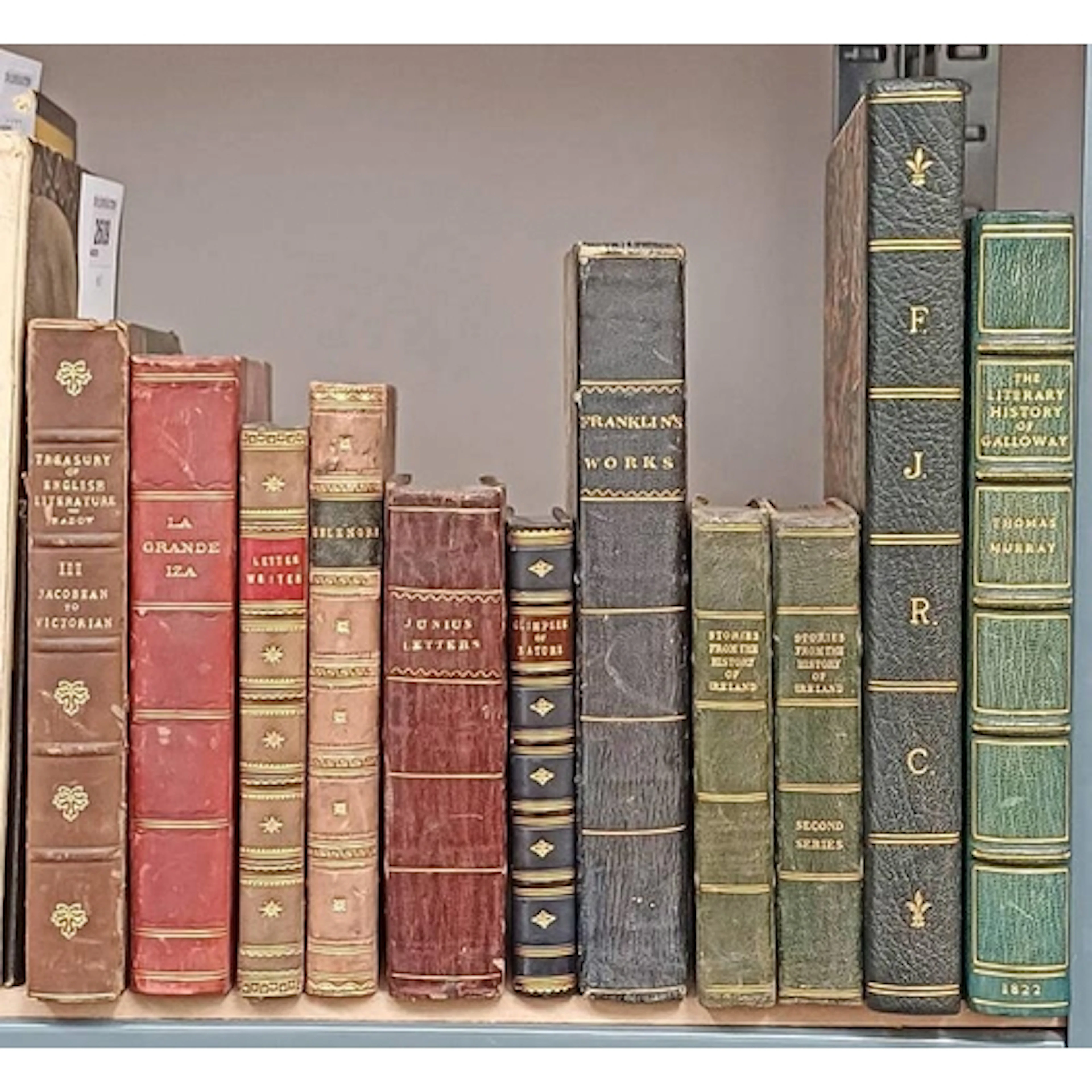BINDINGS: THE LIFE AND WORKS OF DR BENJAMIN FRANKLIN, HALF L...