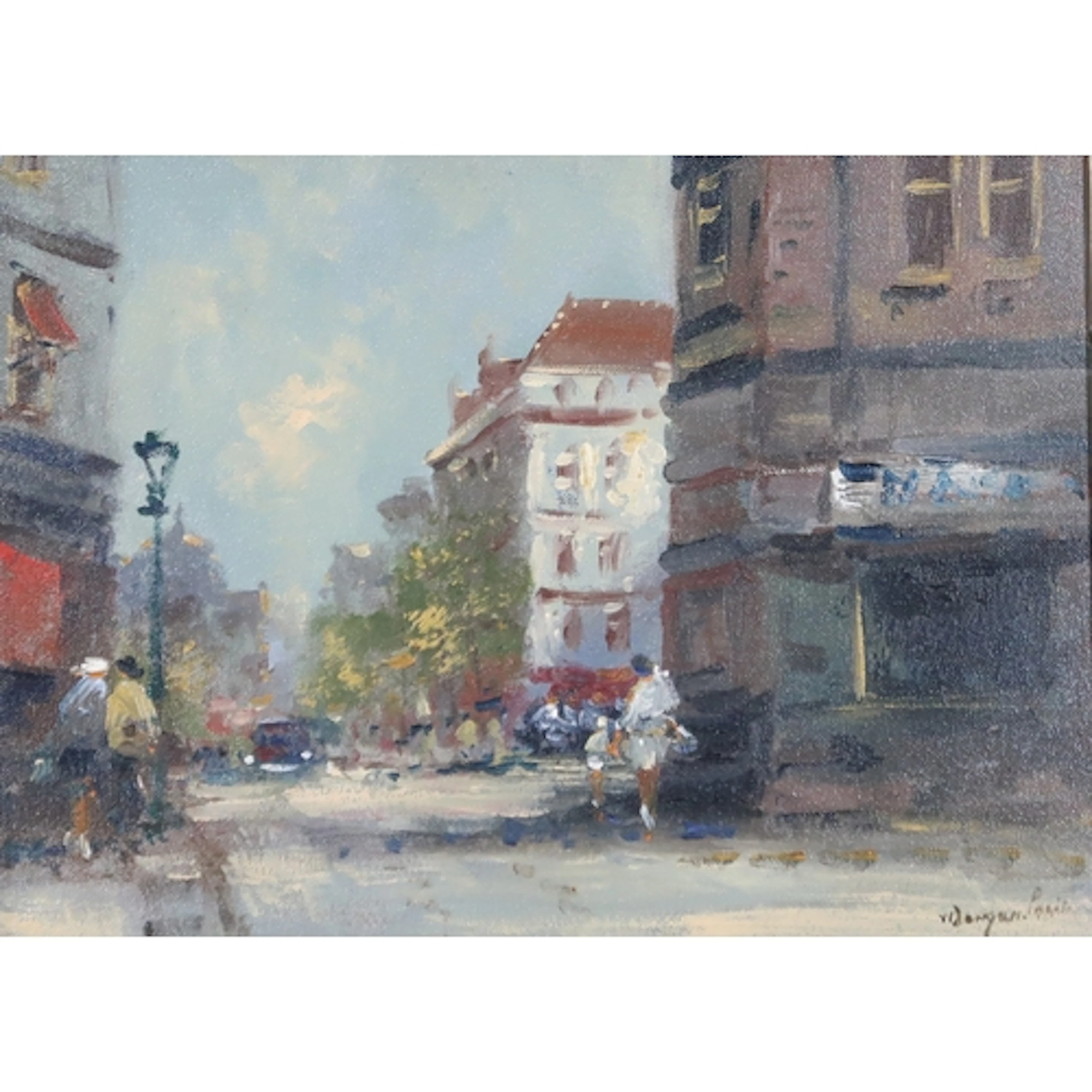 HARRIJ VAN DONGEN (20th CENTURY) PARIS Oil on ca...
