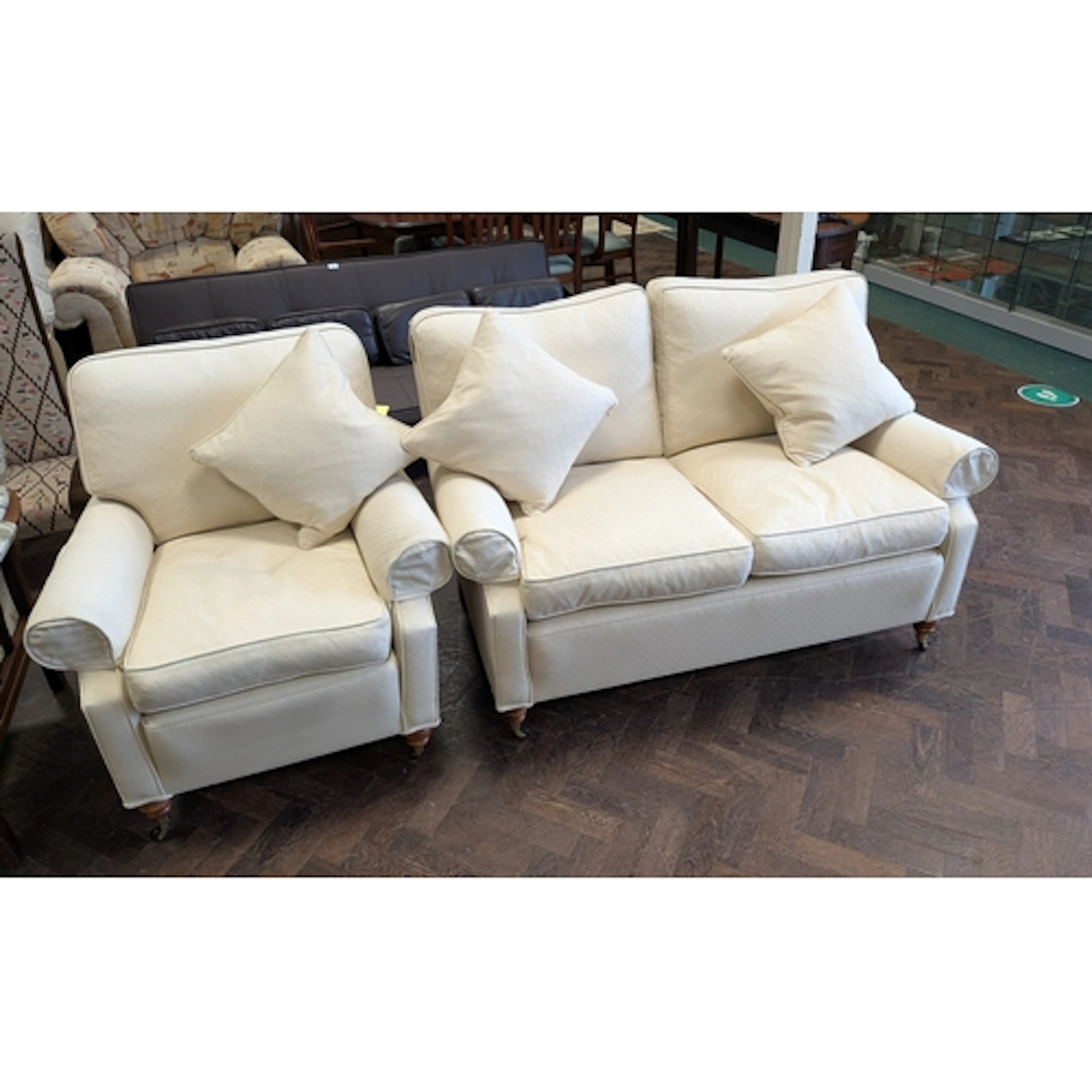 A modern good quality two seater sofa by Balmain & Balmain, ...
