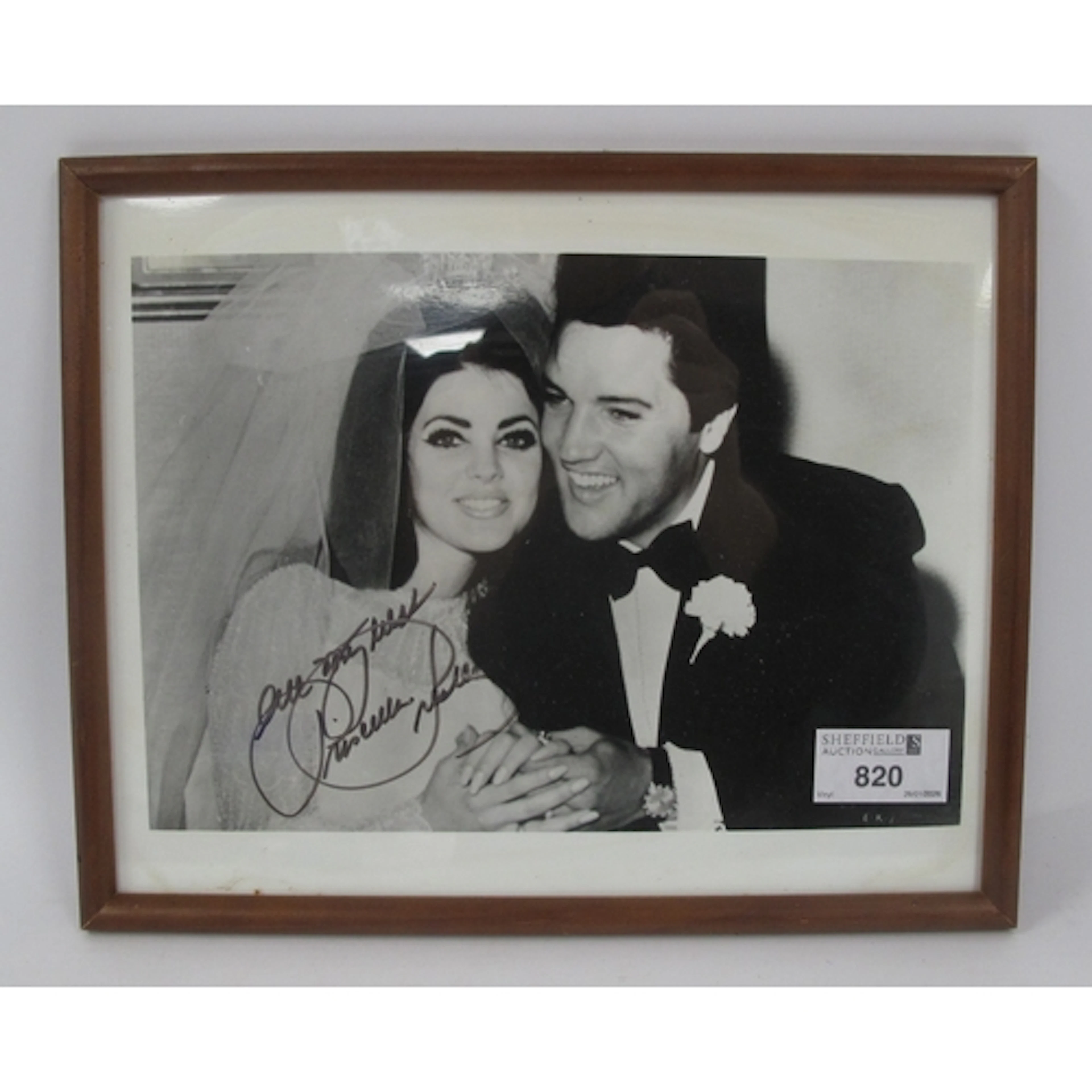 Priscilla Presley Autograph Black Pen Signed, (unverified) o...