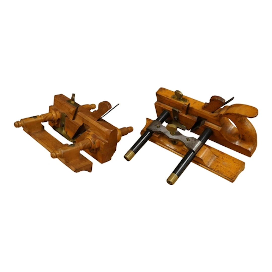 Two woodworking sash fillisters; a Matheison & Son with ebon...