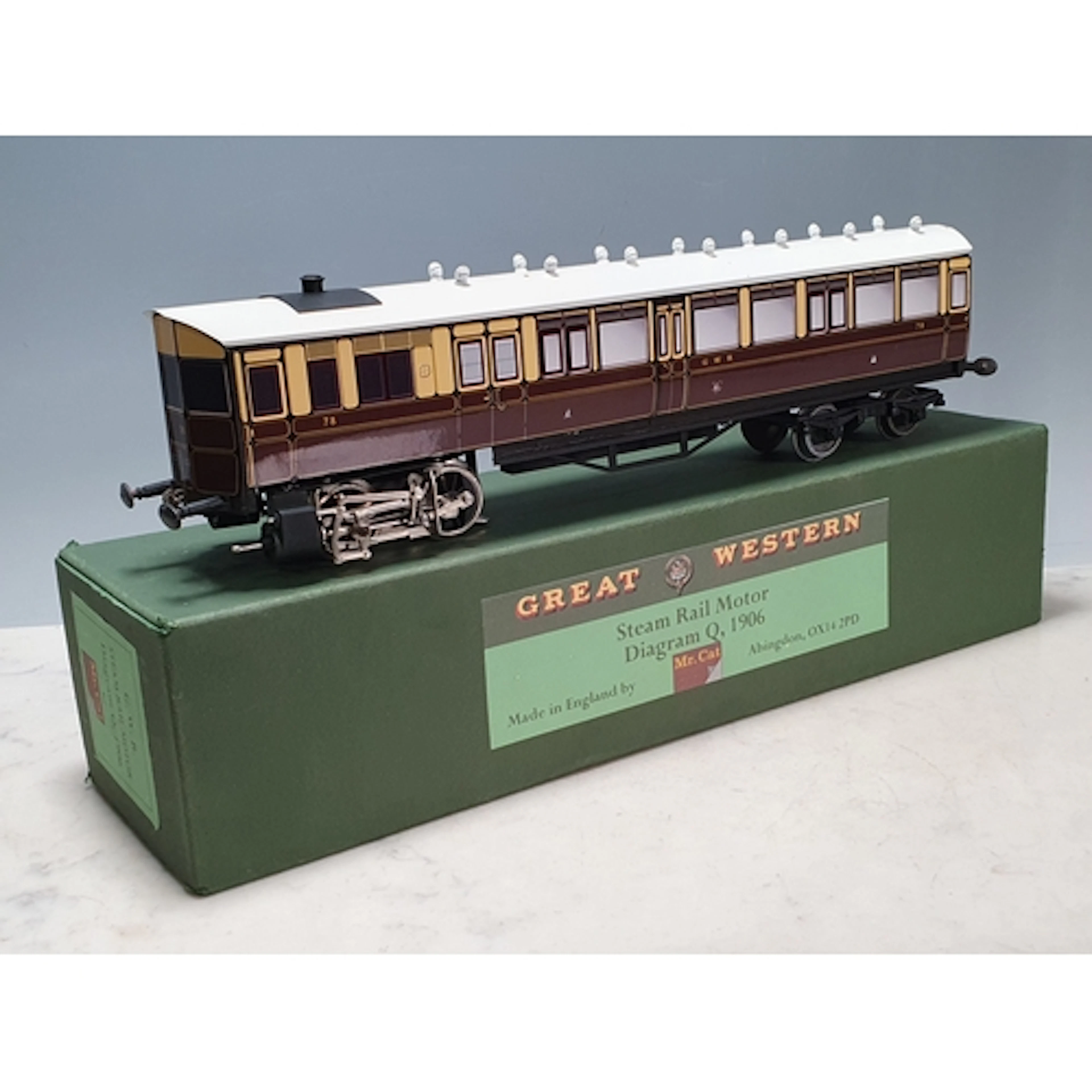 A boxed Mr Cat (Brian Wright) 0 gauge 3-rail Great Western S...