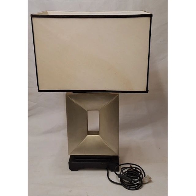 Large Oblong Shaped Gold Painted Mirror Lamp with white box ...