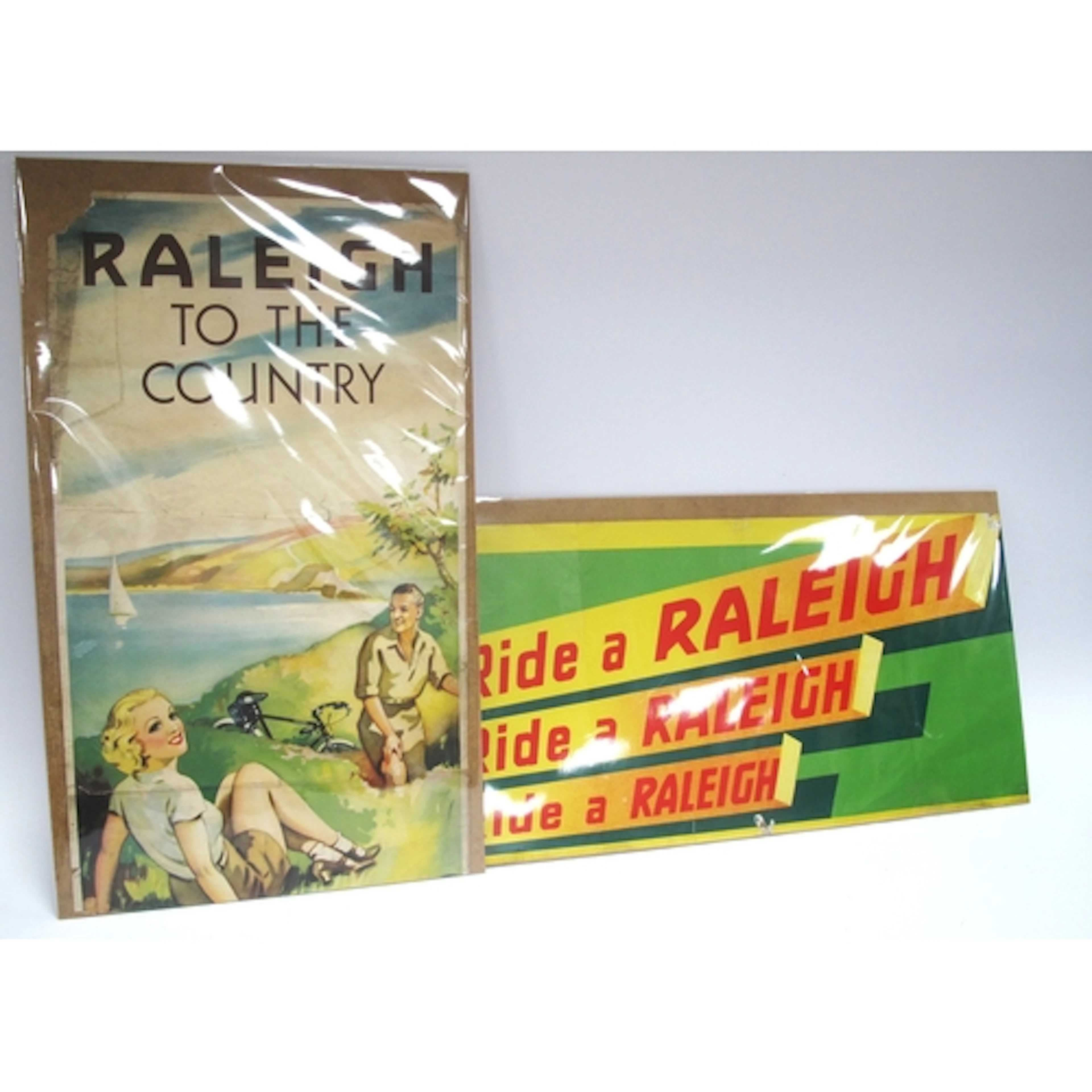 Vintage Raleigh Bicycle Posters - 'Raleigh to the Country' 5...