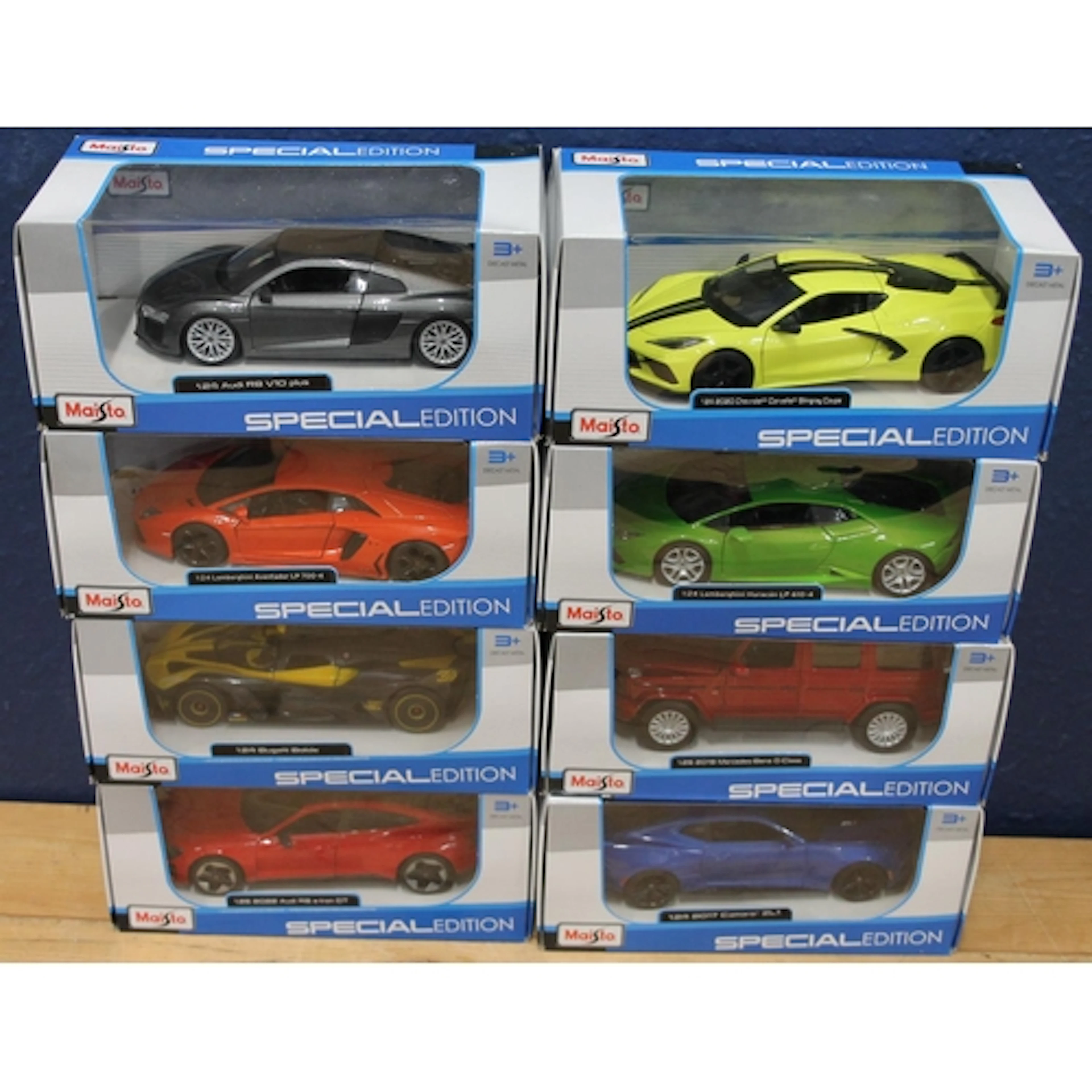 Maisto 1:24 scale diecast model vehicles to include 2020 Che...