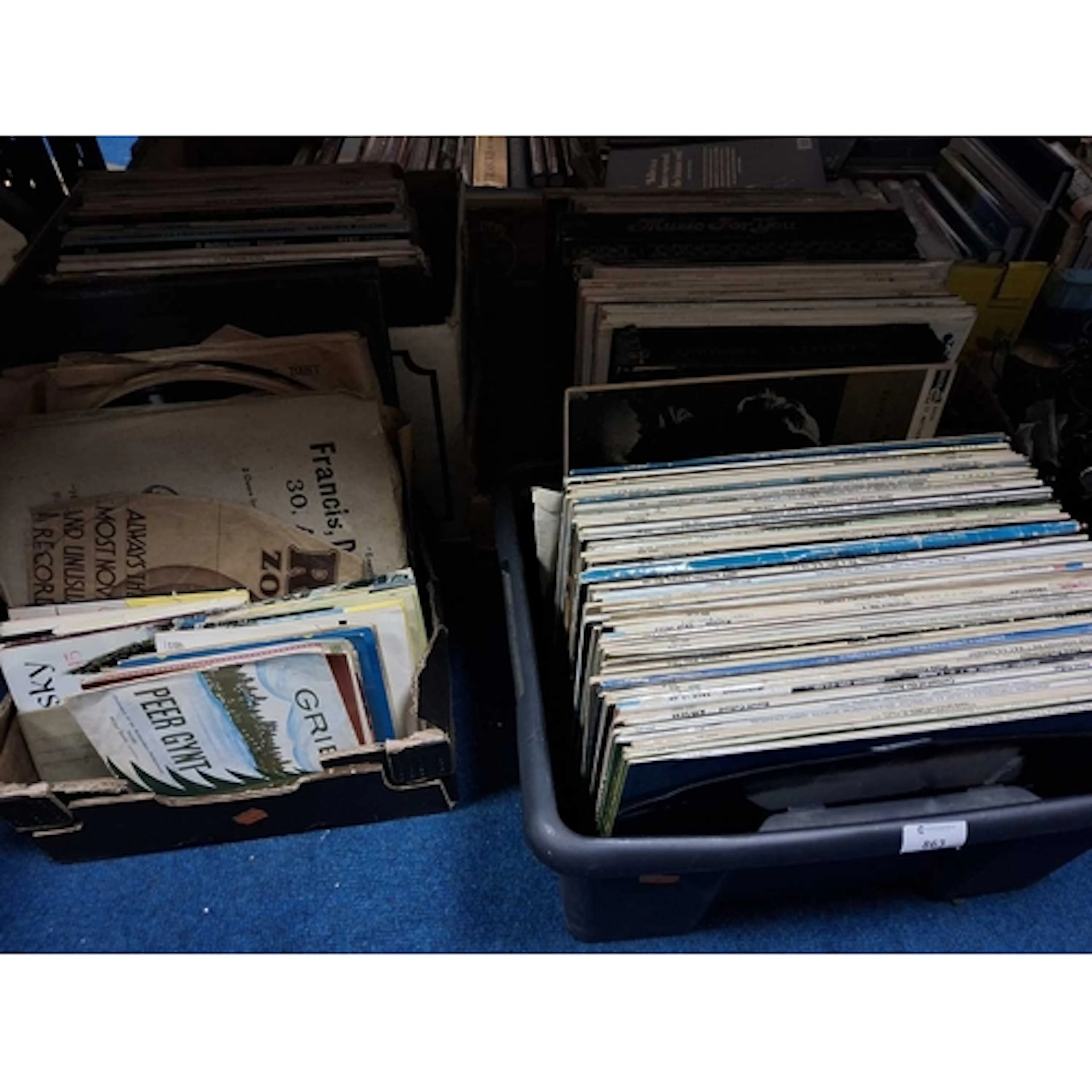 FOUR BOXES OF RECORDS, to include approximately one hundred ...