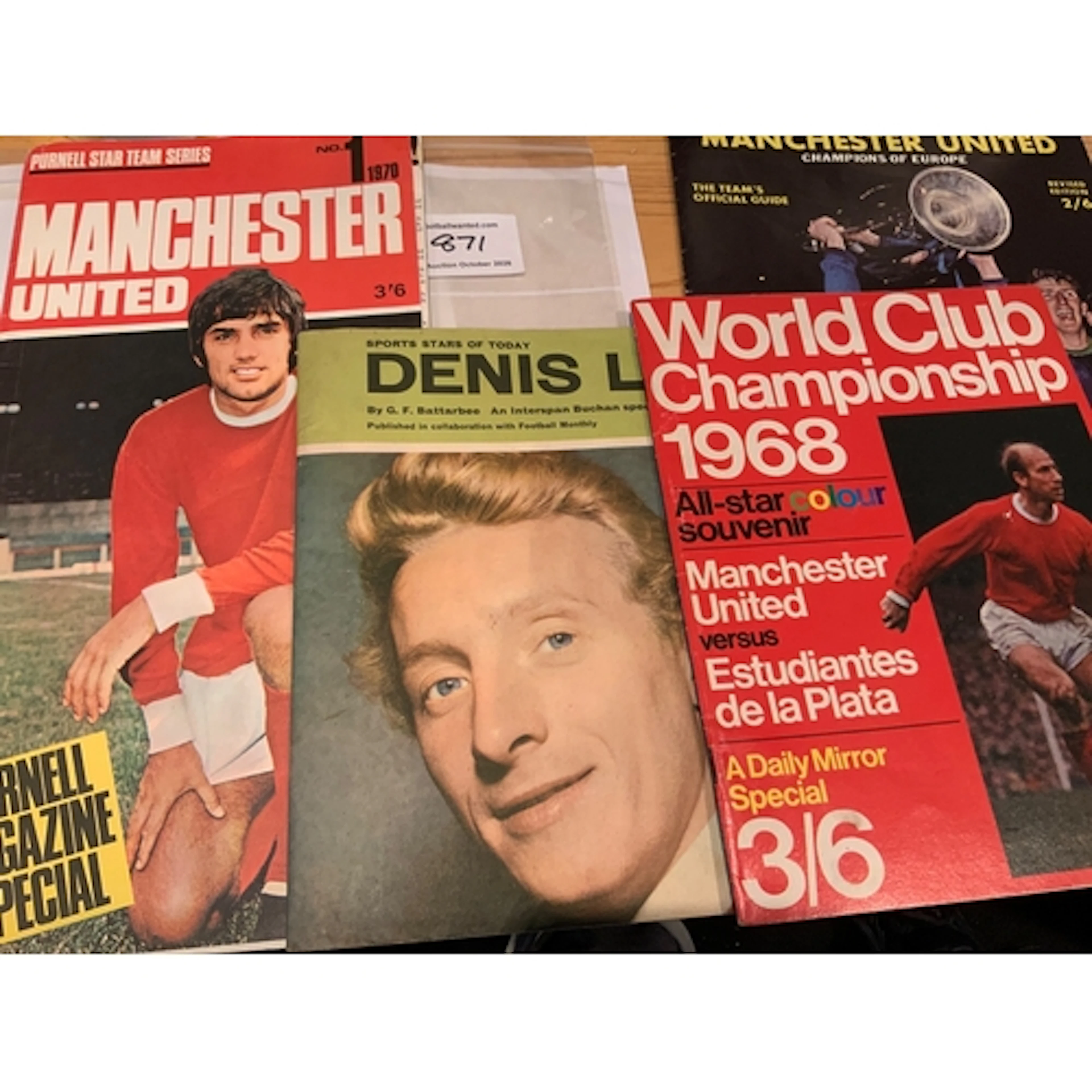 Manchester United Football Publications: Includes Purnell pu...
