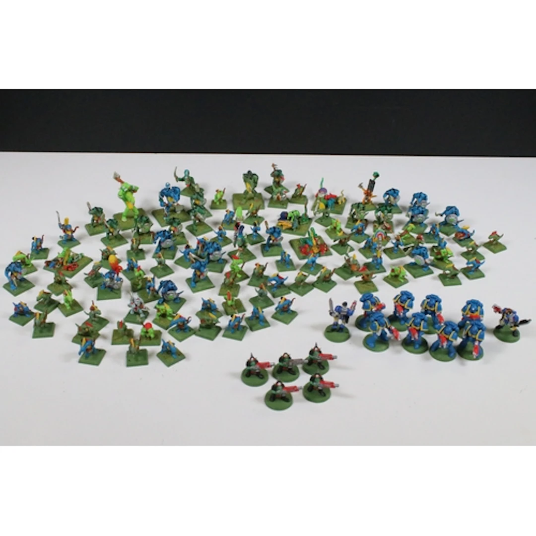 Games Workshop / Fantasy Gaming - Collection of painted plas...