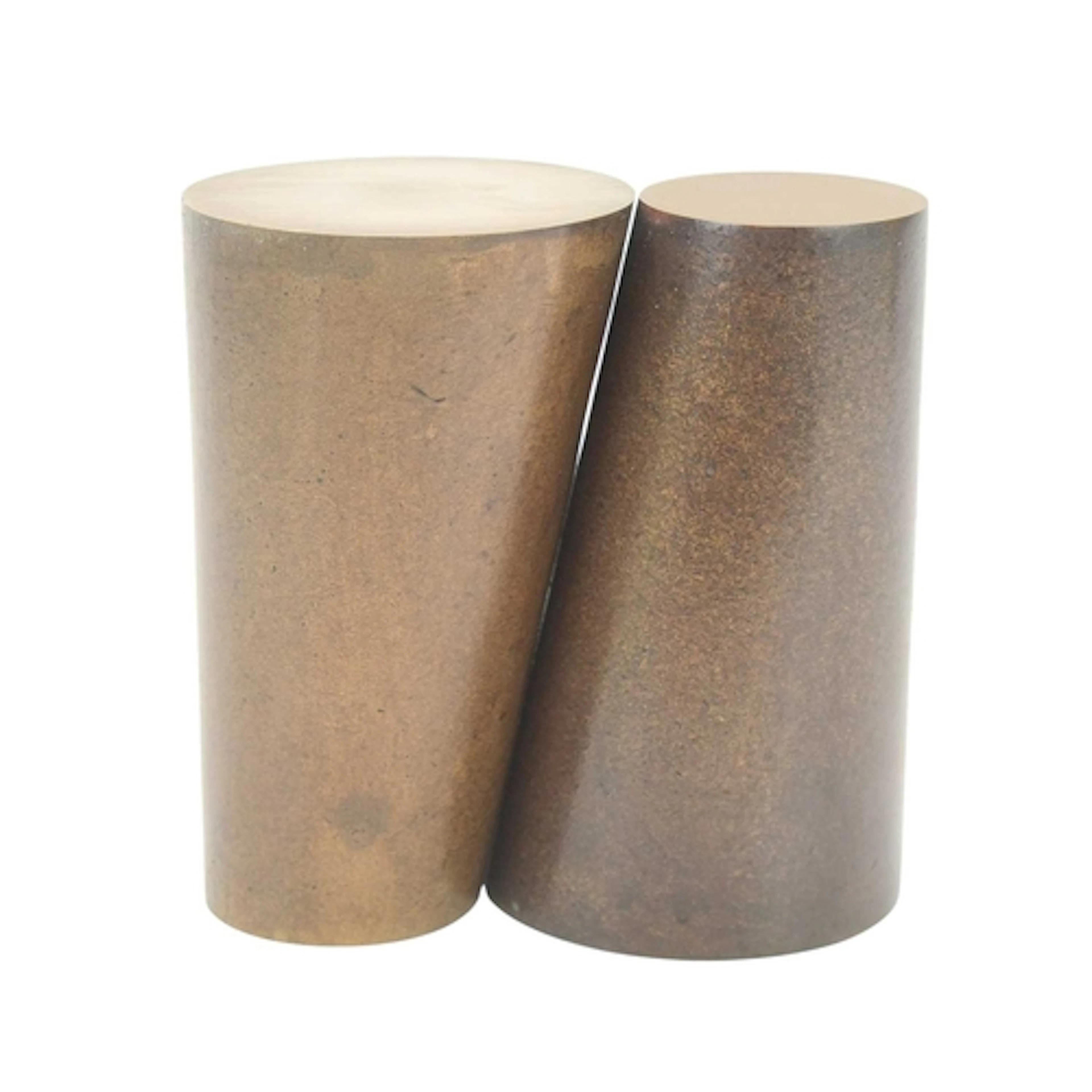 § John MITCHELL (1943-2014) Conical Frustums Gunmetal bronze...