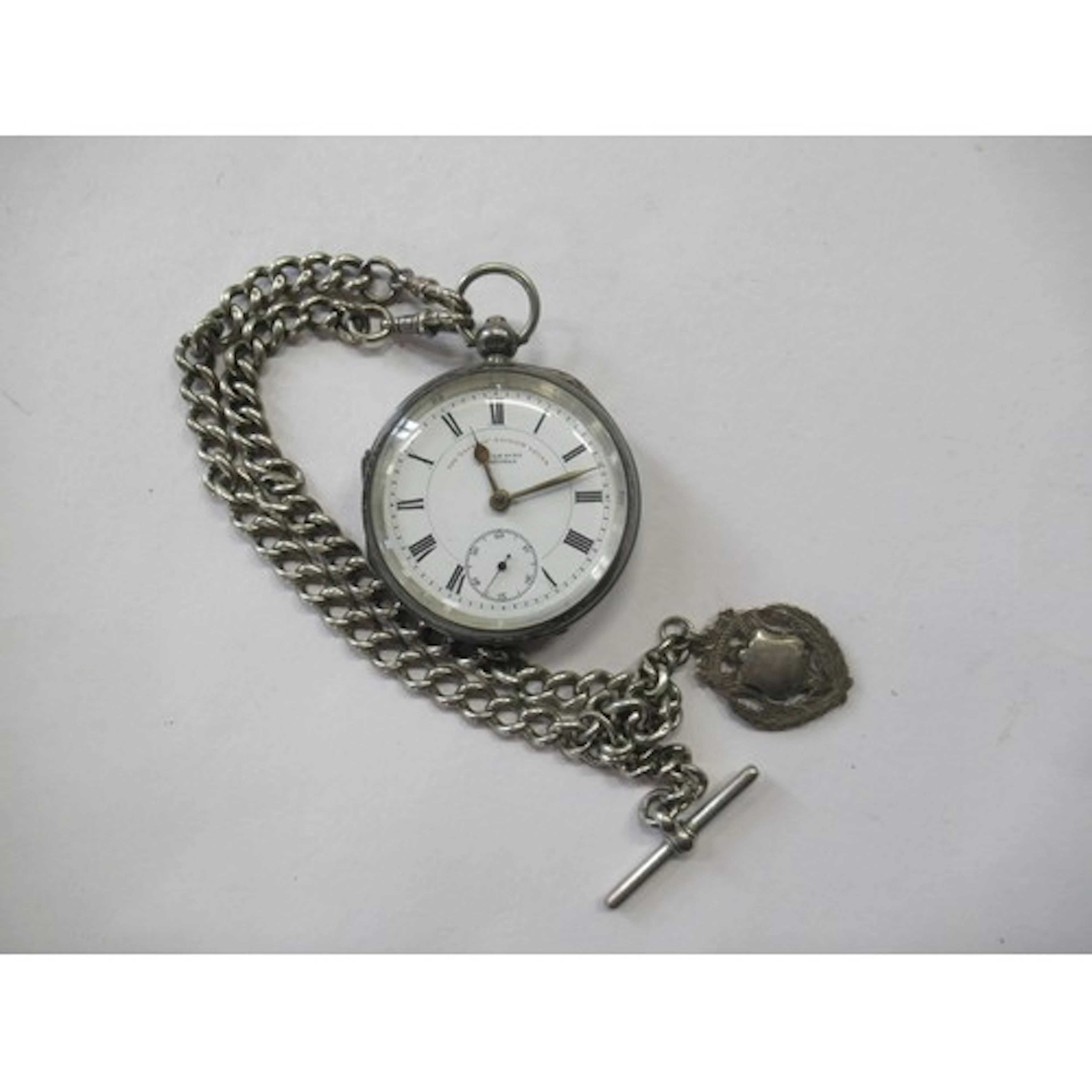 An Edward VII silver cased pocket watch, "The Express Englis...