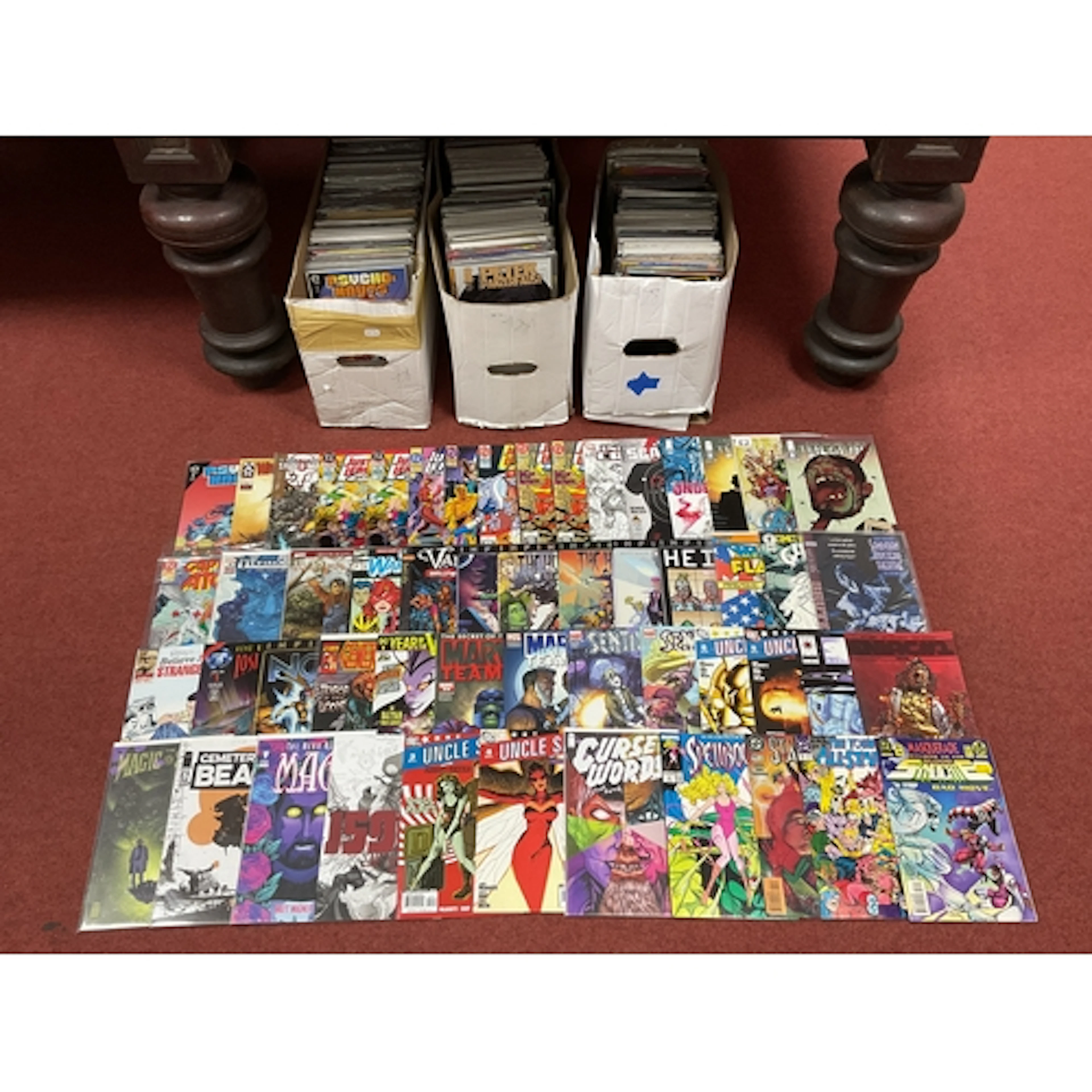 Approximately Eight Hundred Modern Comics by DC, Marvel, Ima...