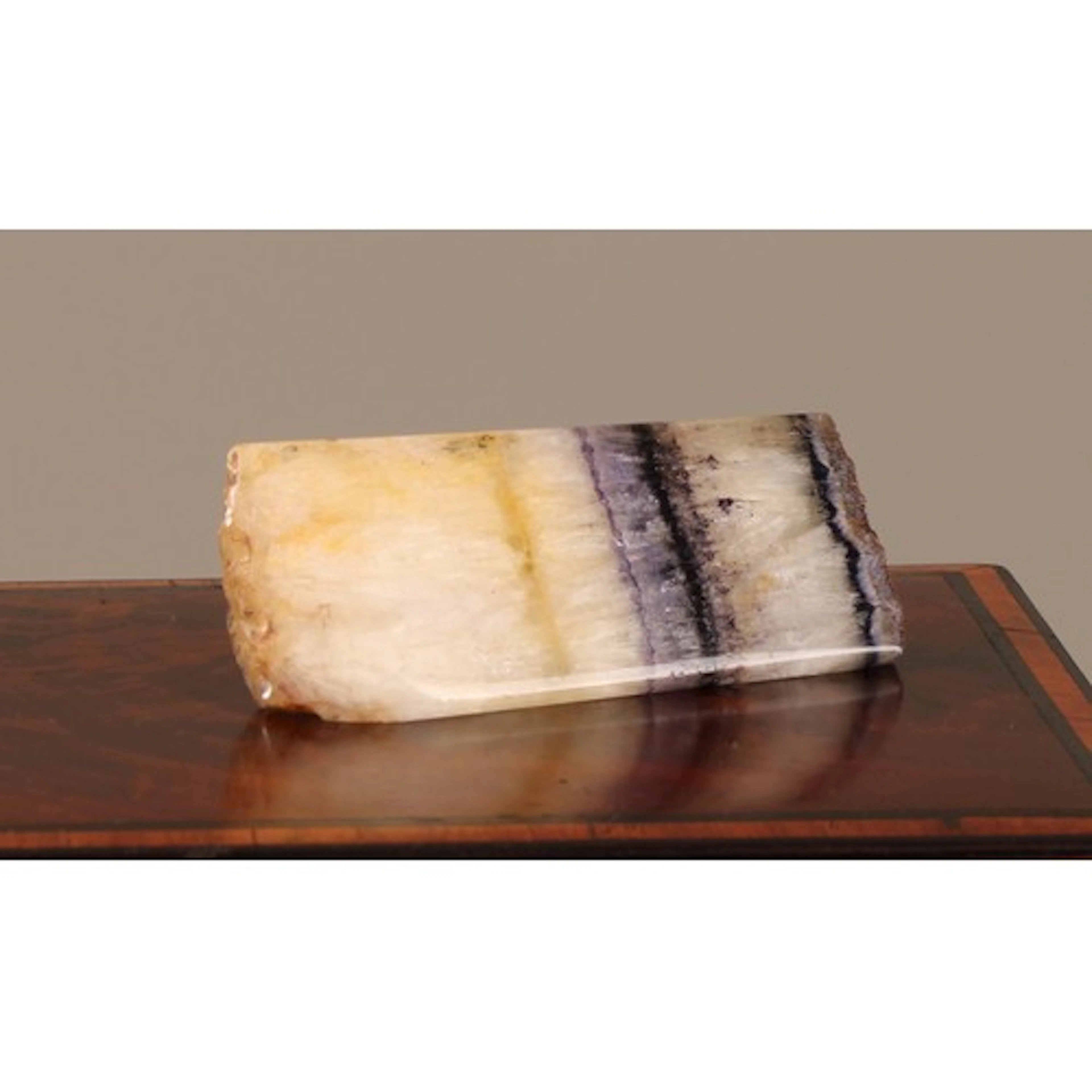 Natural History - a Blue John specimen, Millers Vein, 9cm x ...