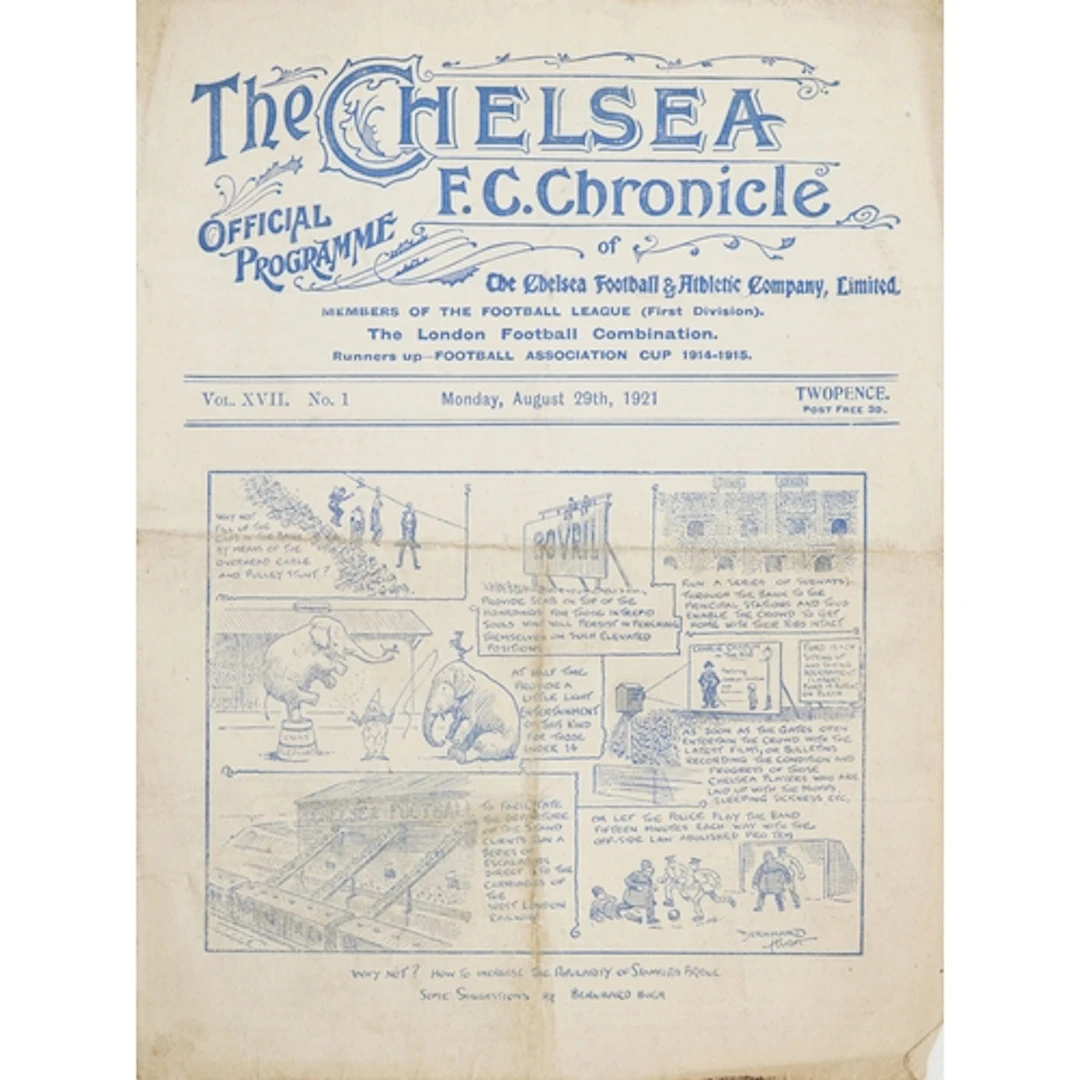 The Chelsea F.C. Chronicles official football programme - Ch...