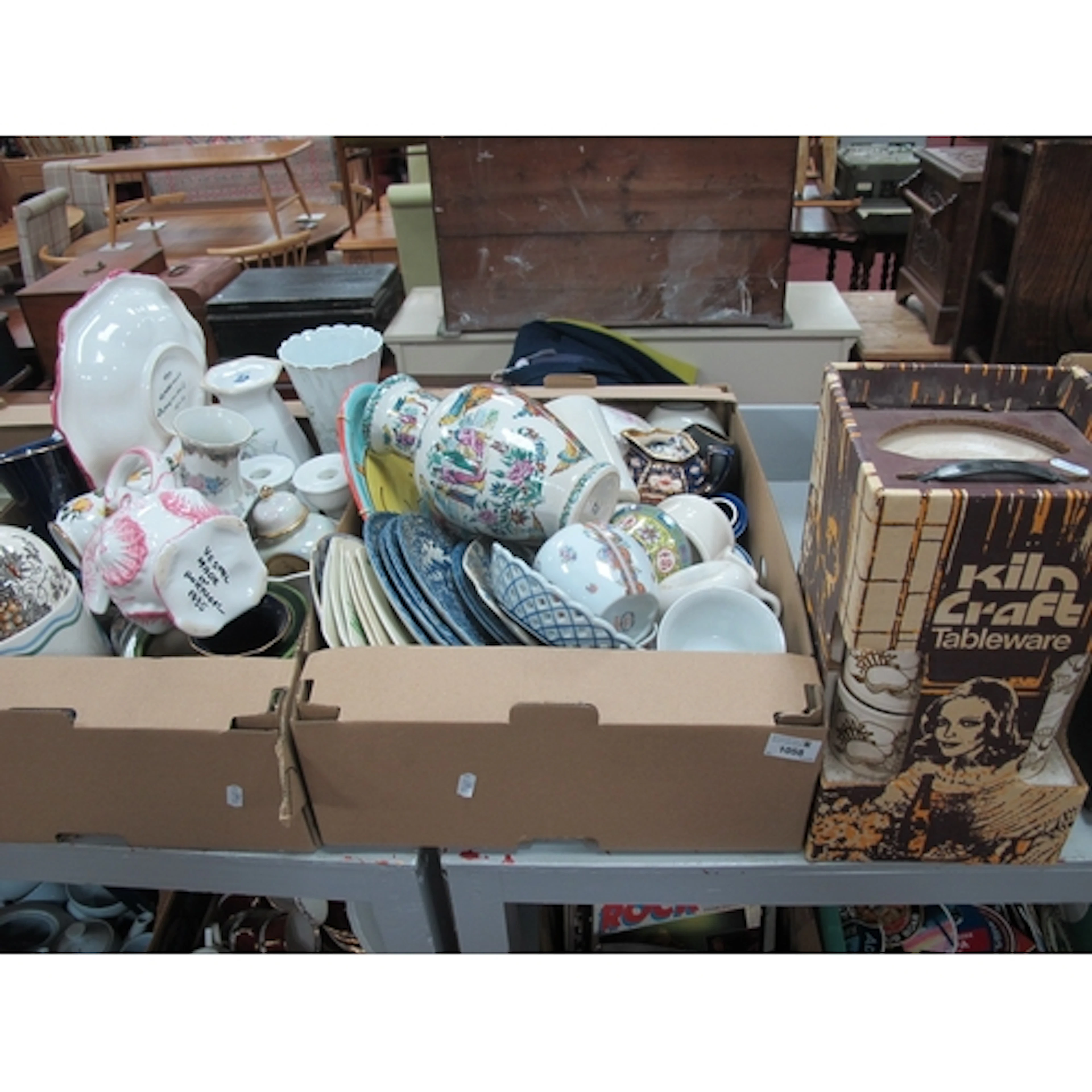 Mixed Ceramics, including Mason's, Elpec, Chinese, etc:- Two...