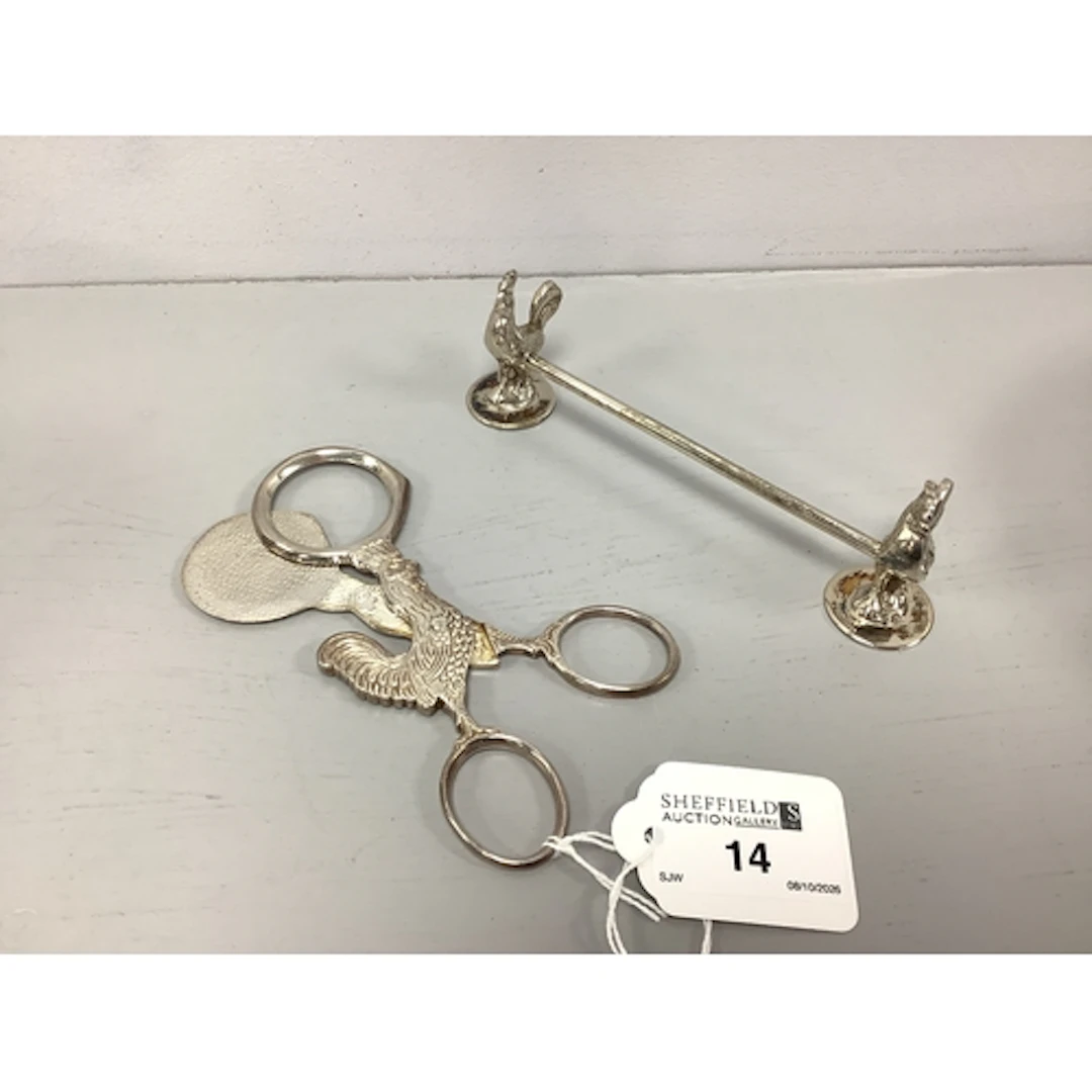A Modern Hallmarked Silver Novelty Egg Topper, HC, Sheffield...