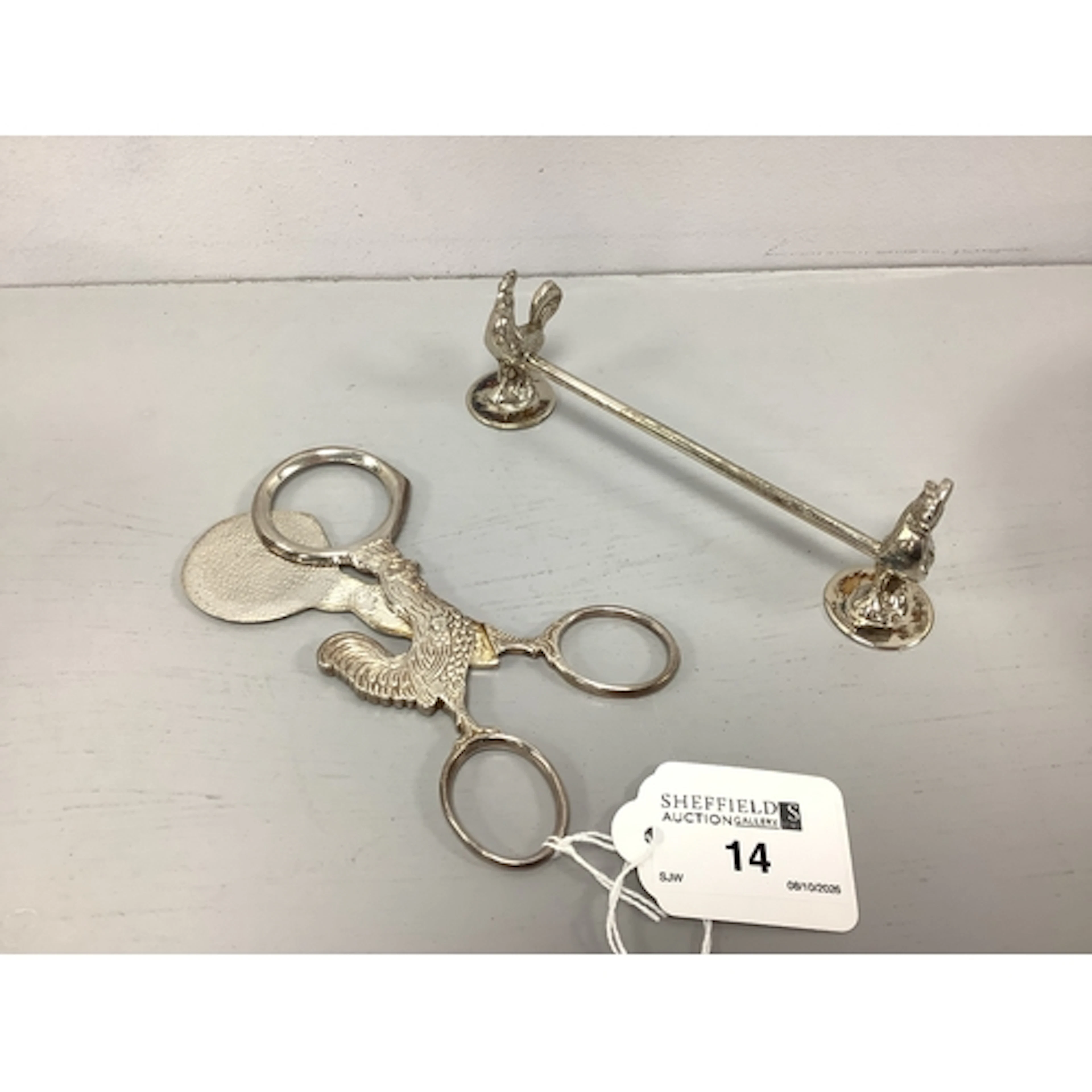 A Modern Hallmarked Silver Novelty Egg Topper, HC, Sheffield...