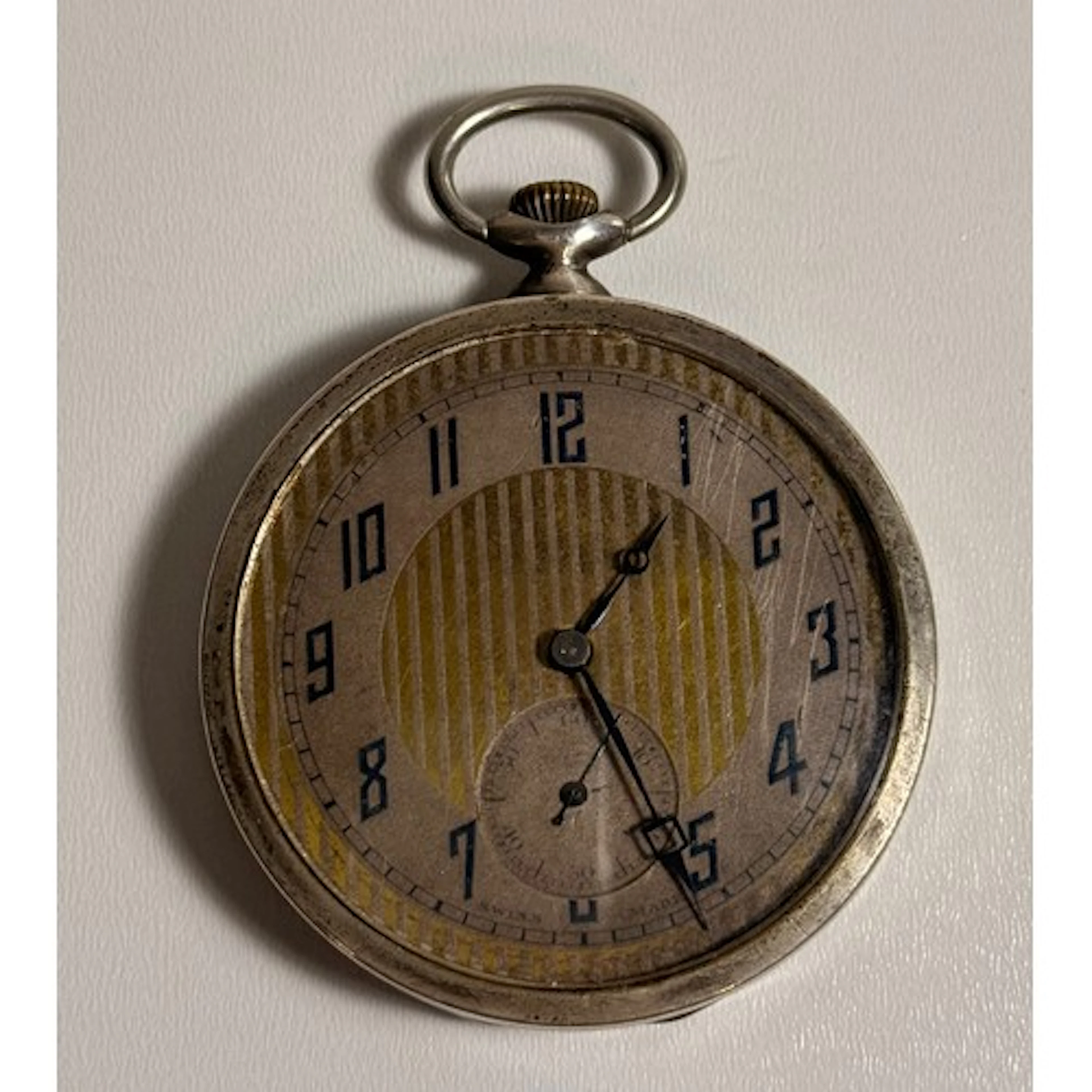 A Swiss dress pocket watch, in 925 silver case with 10 jewel...