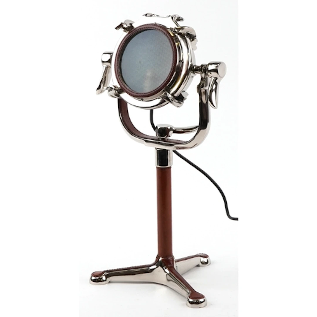 Art Deco style table lamp in the form of a film studio light...