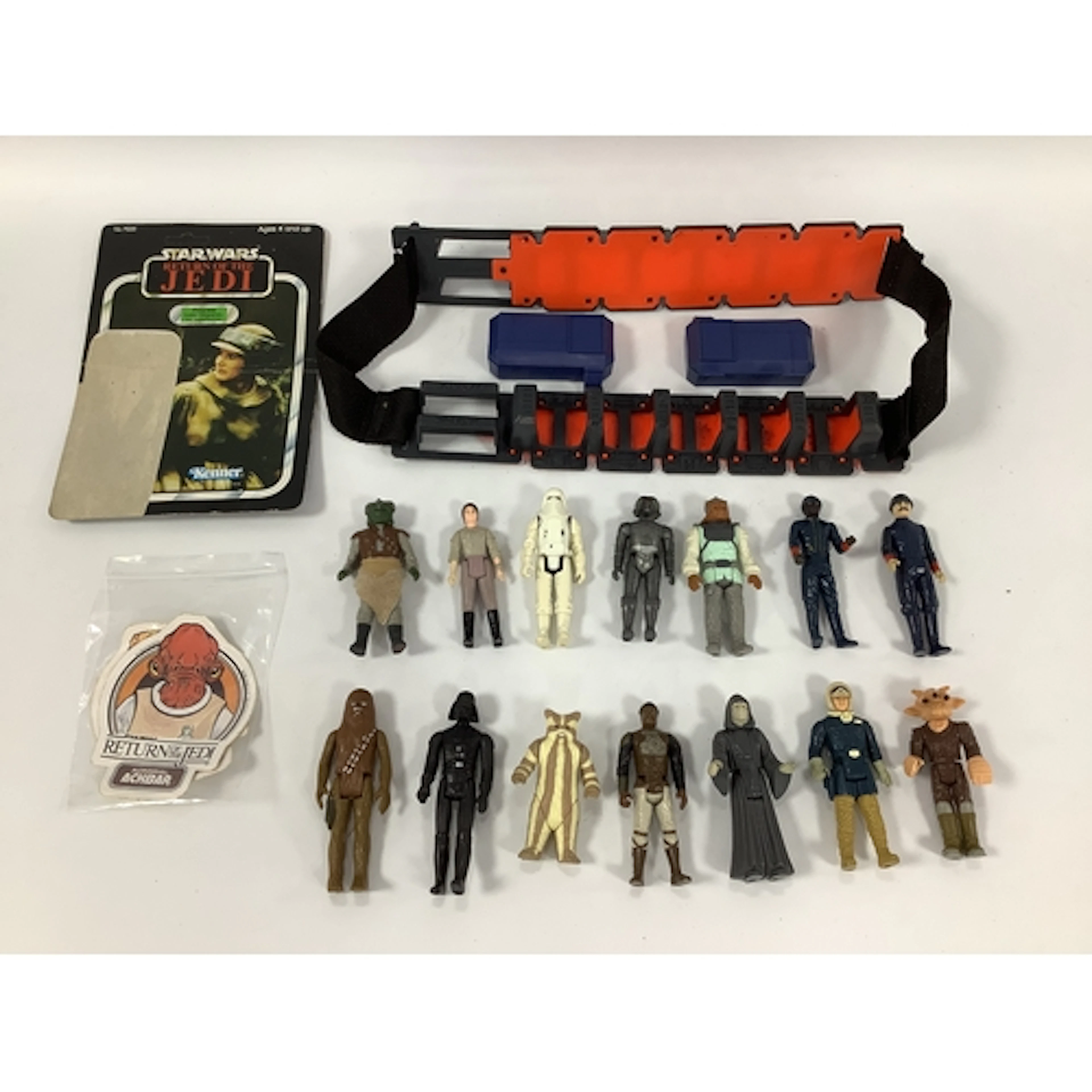 Fourteen Original Star Wars Trilogy Plastic Action Fgures, t...