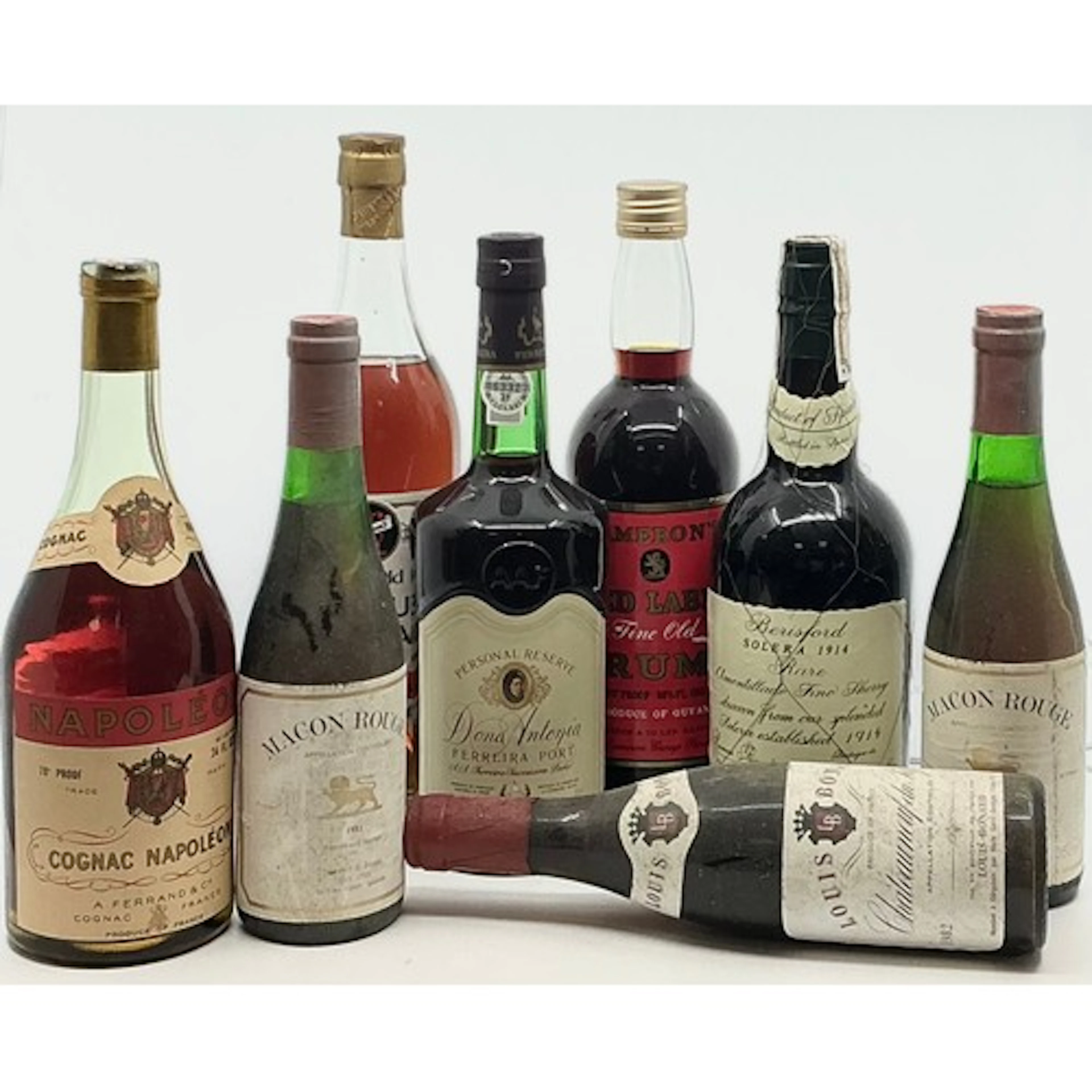 Wines & Spirits - Cognac Napoleon, A Ferrand & Co, 70% proof...